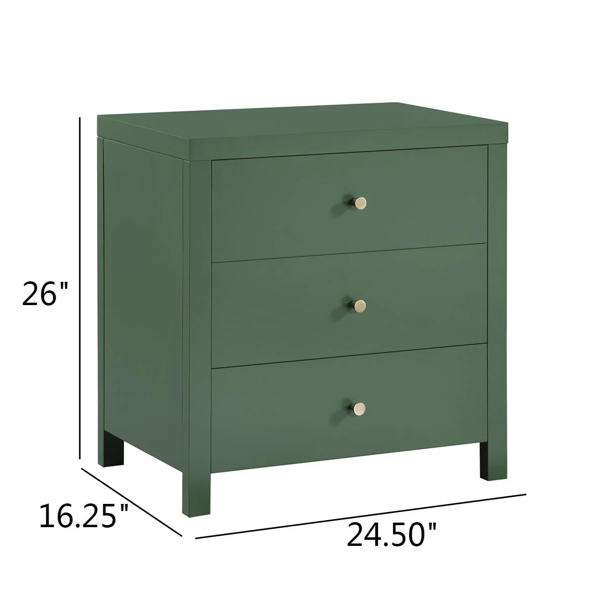 Nevarre 3-Drawer Nightstand - Image 15