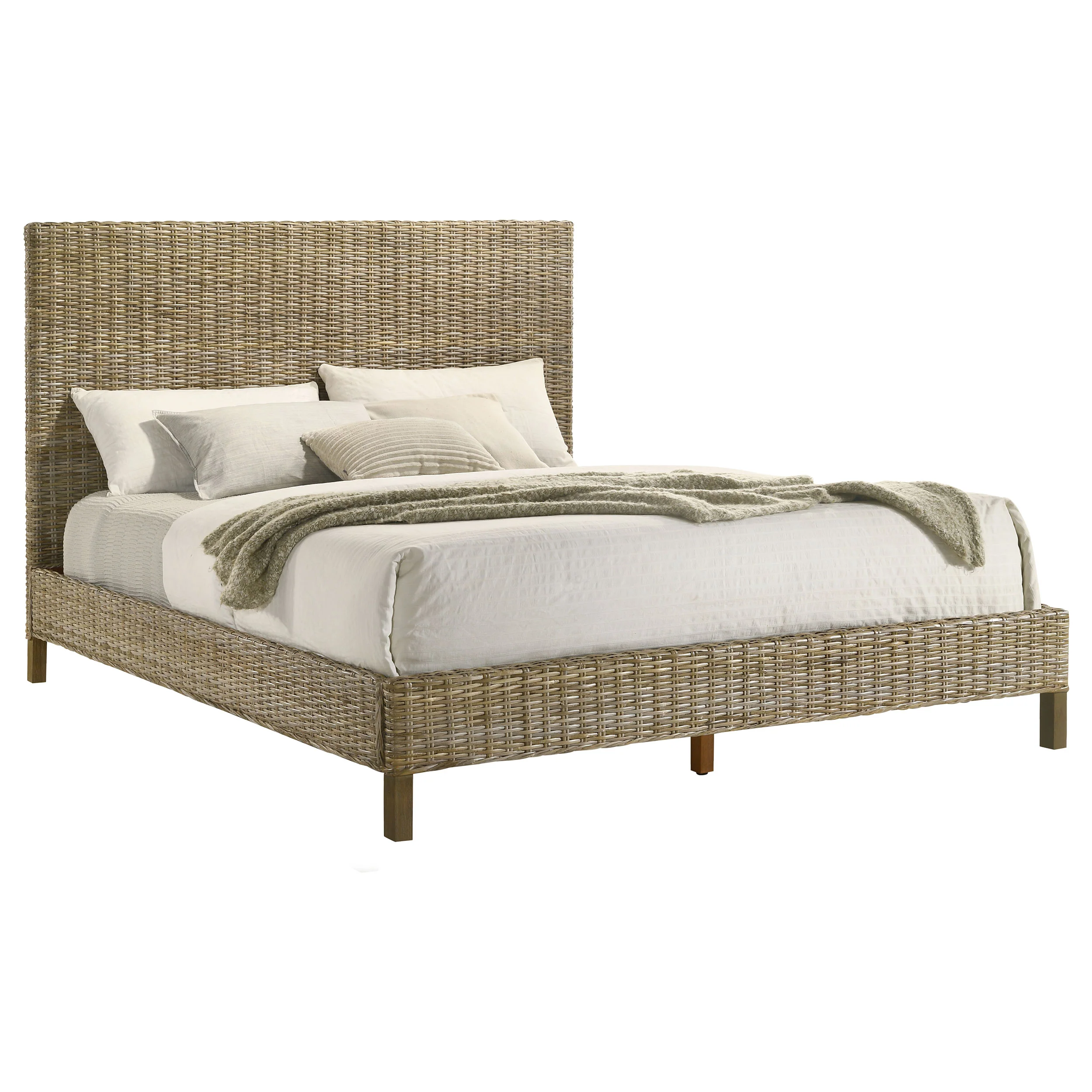 Almaden Kubu Grey Panel Bed - Image 8