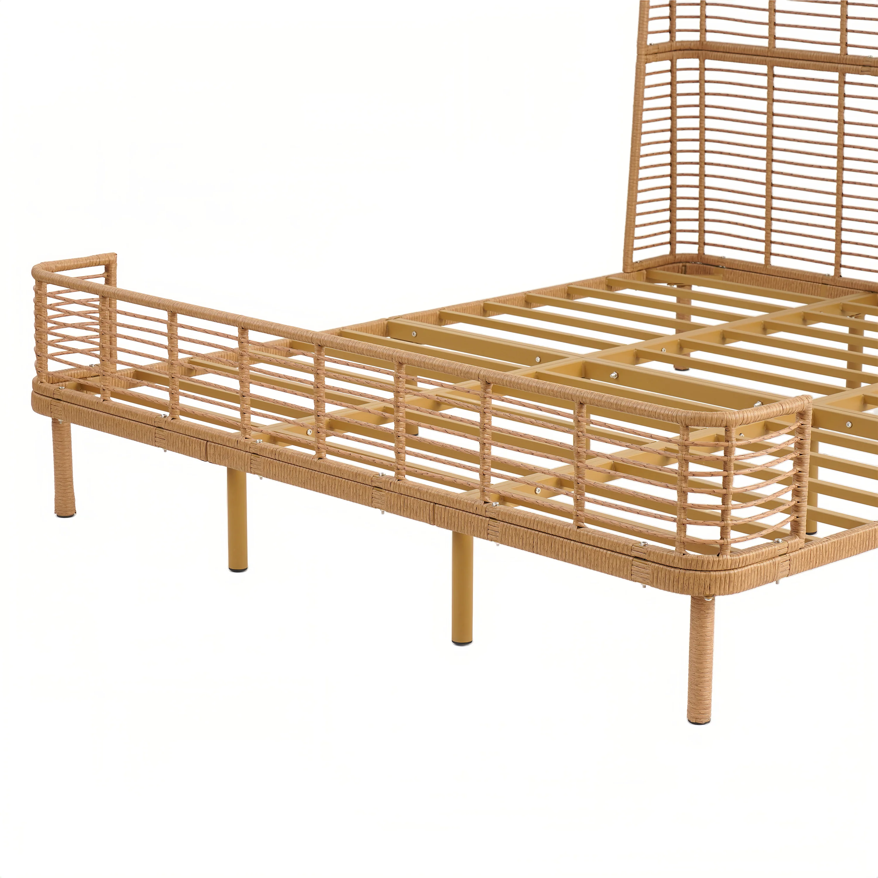 Wingback Rattan Bed - Image 23