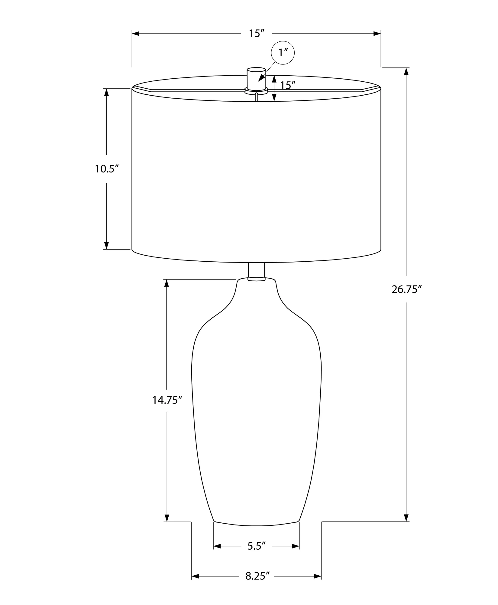 Quiet Grove Ceramic Table Lamp - Image 3