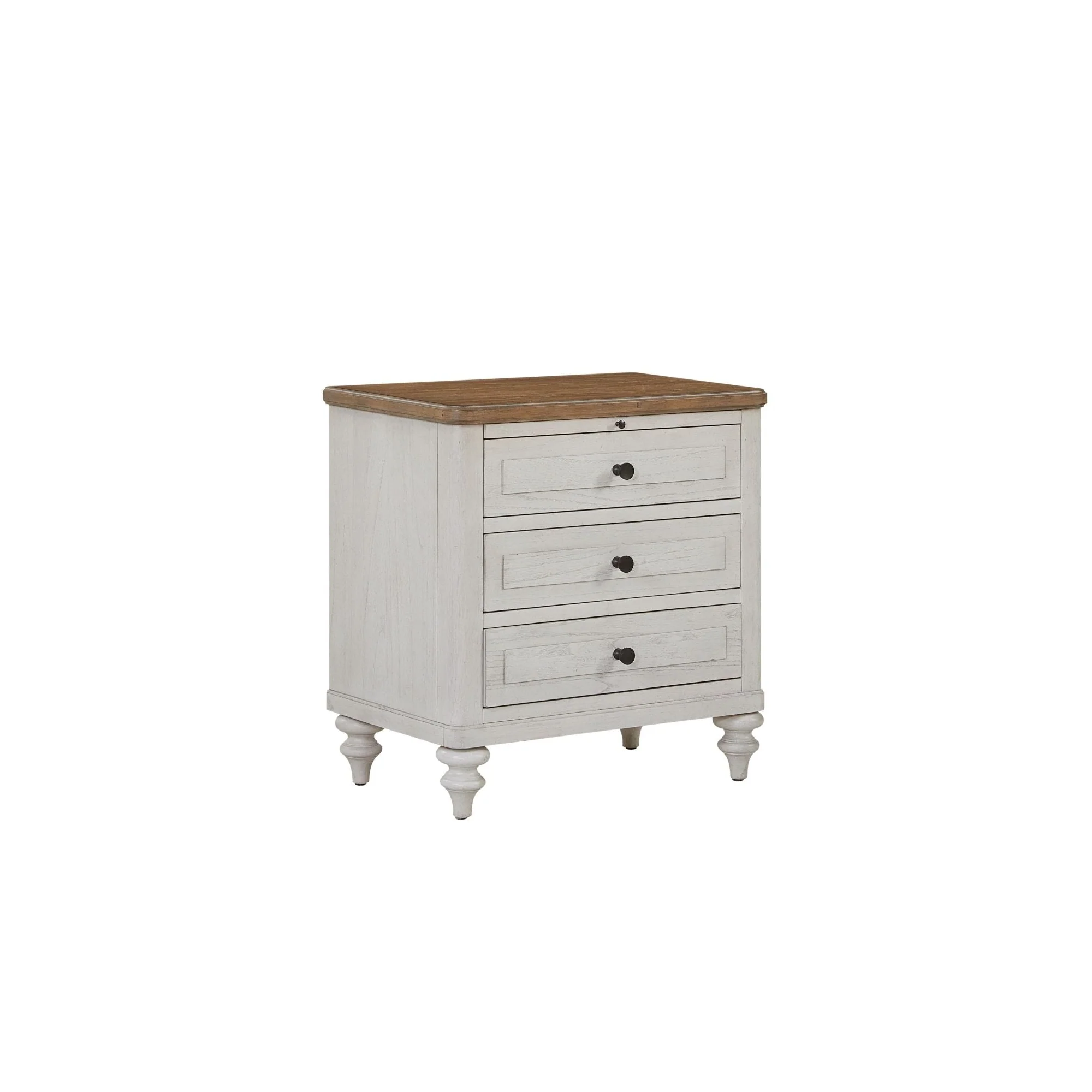 Anberlin 3-Drawer Nightstand with USB - Image 4