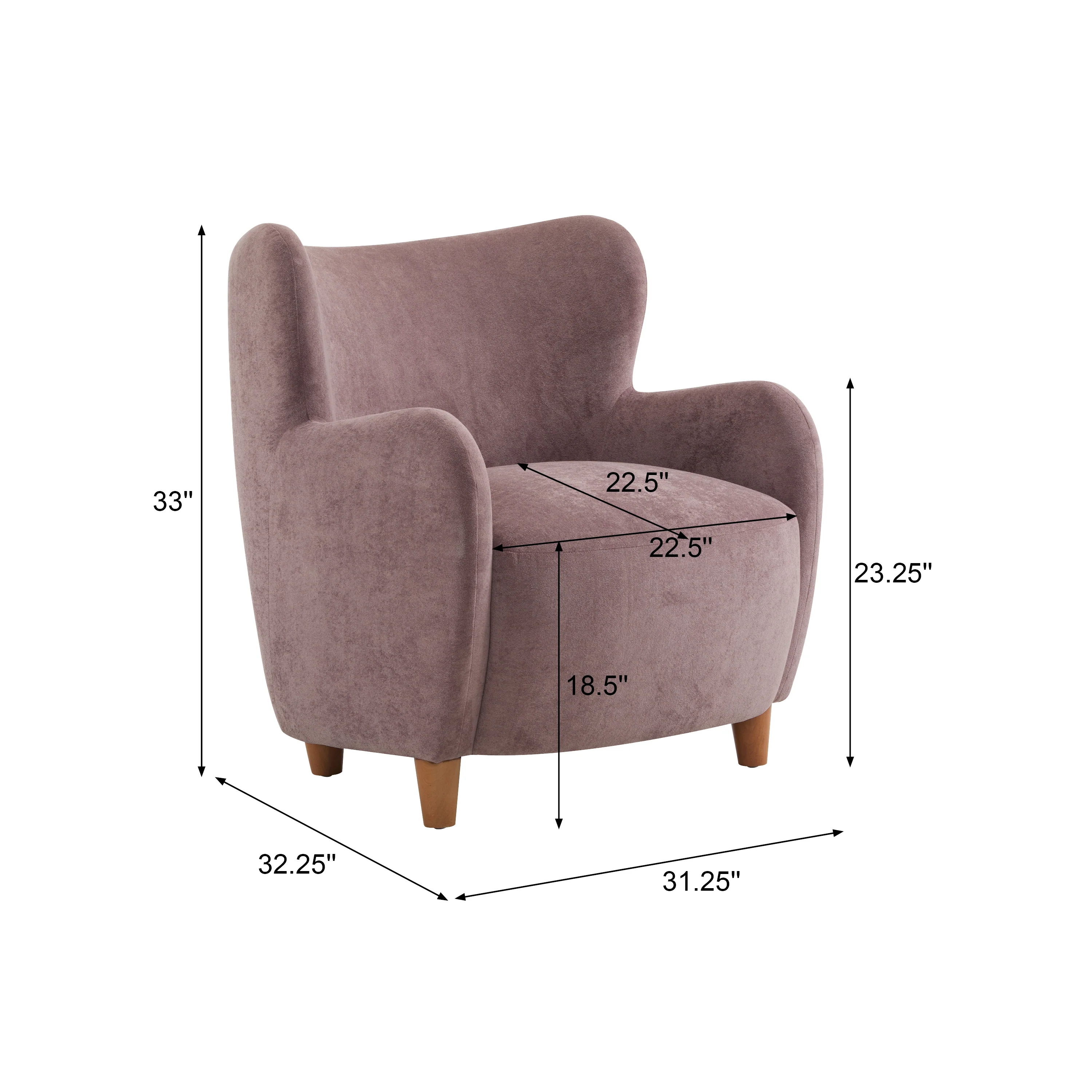 Lucia Wingback Armchair - Image 100