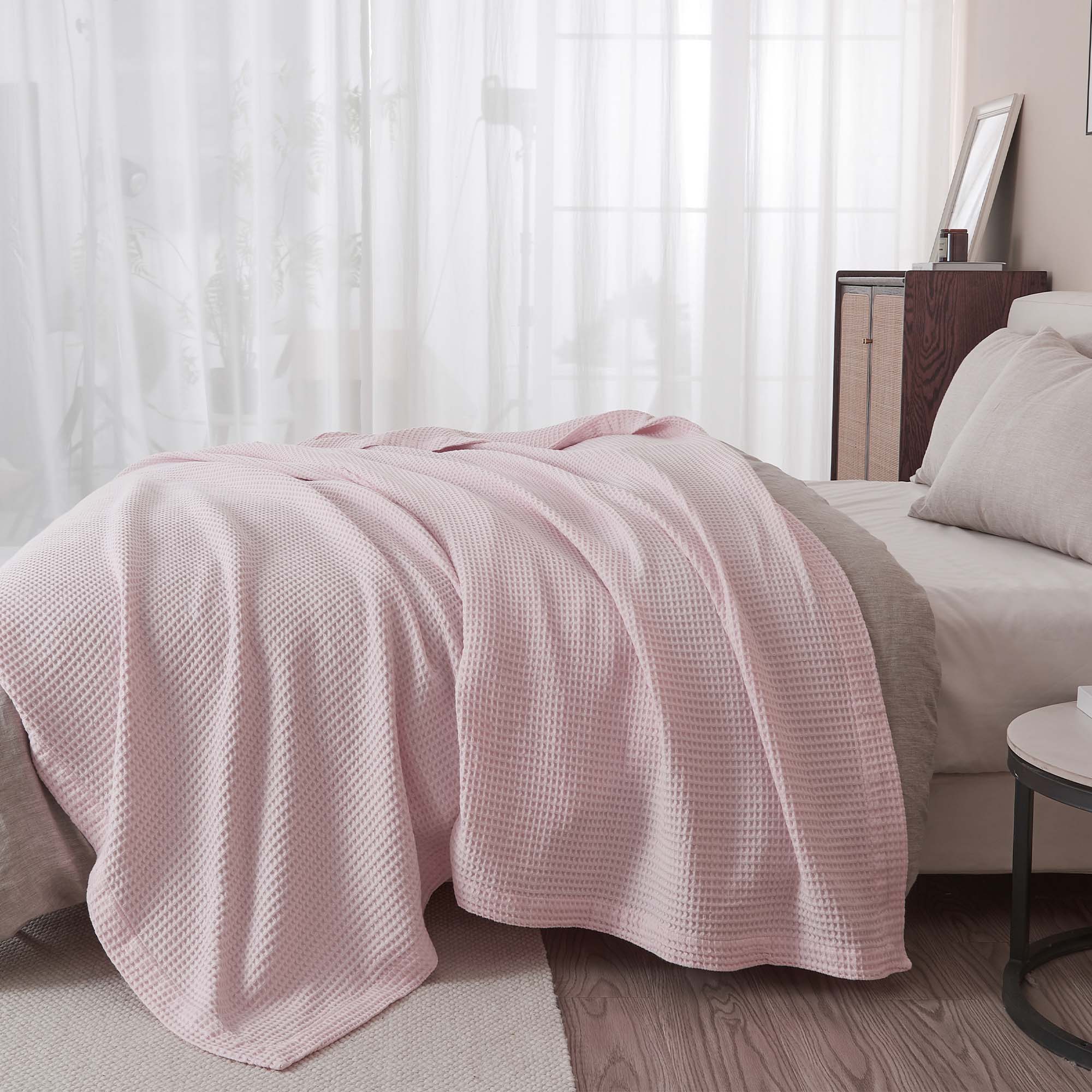 100% Cotton Waffle Weave Blanket - Image 5