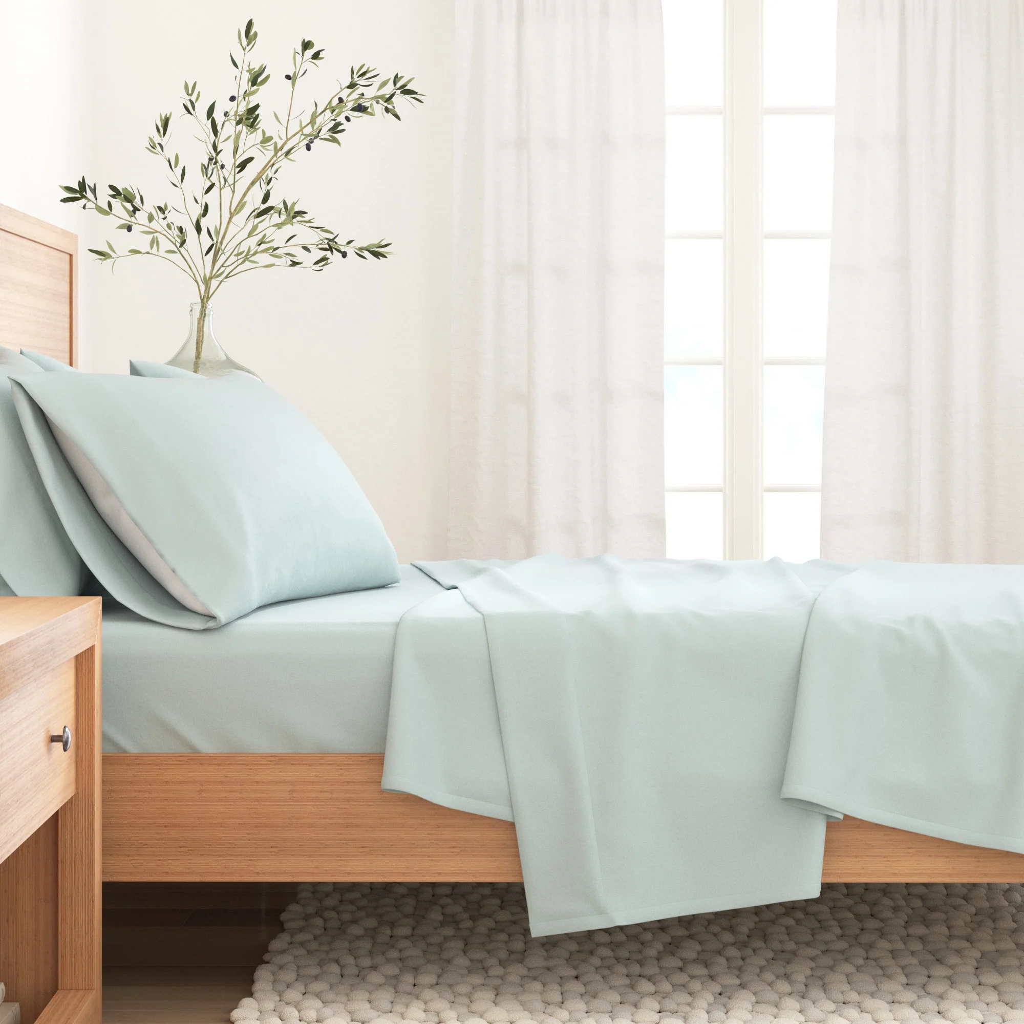 100% Turkish Cotton Flannel Sheet Sets - Image 3