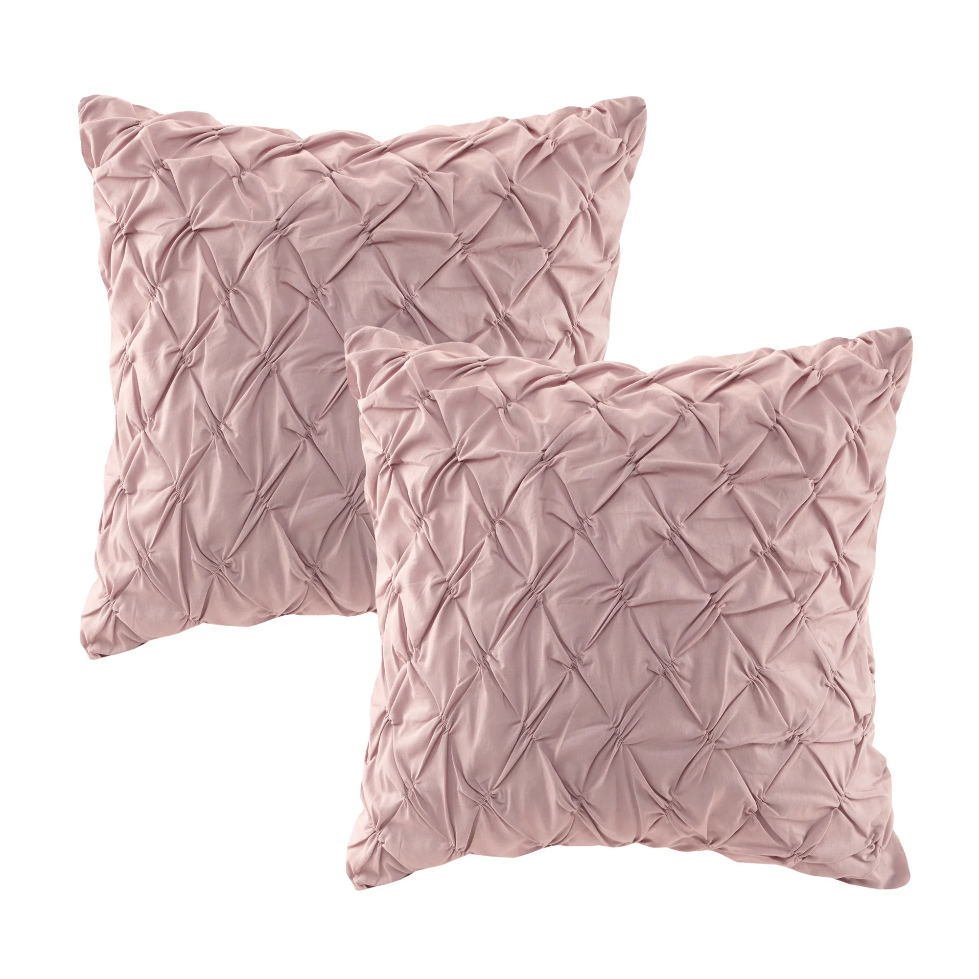 8 Piece Blush Floral Cotton Printed Comforter Set - Image 11