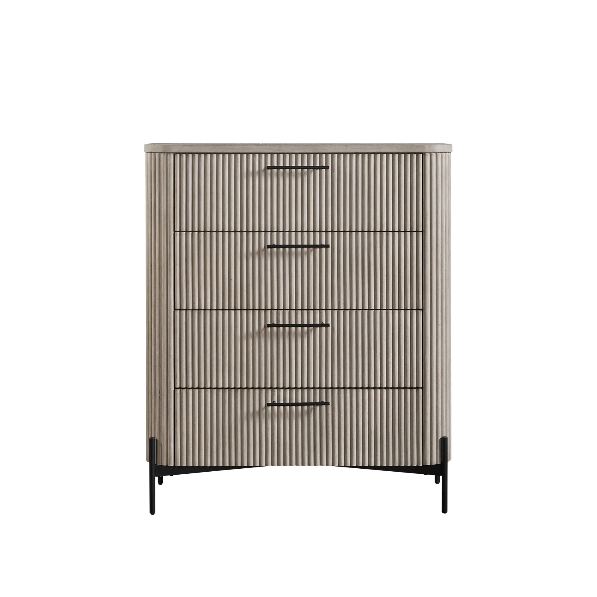 Kennedy Fluted 4-Drawer Chest - Image 2