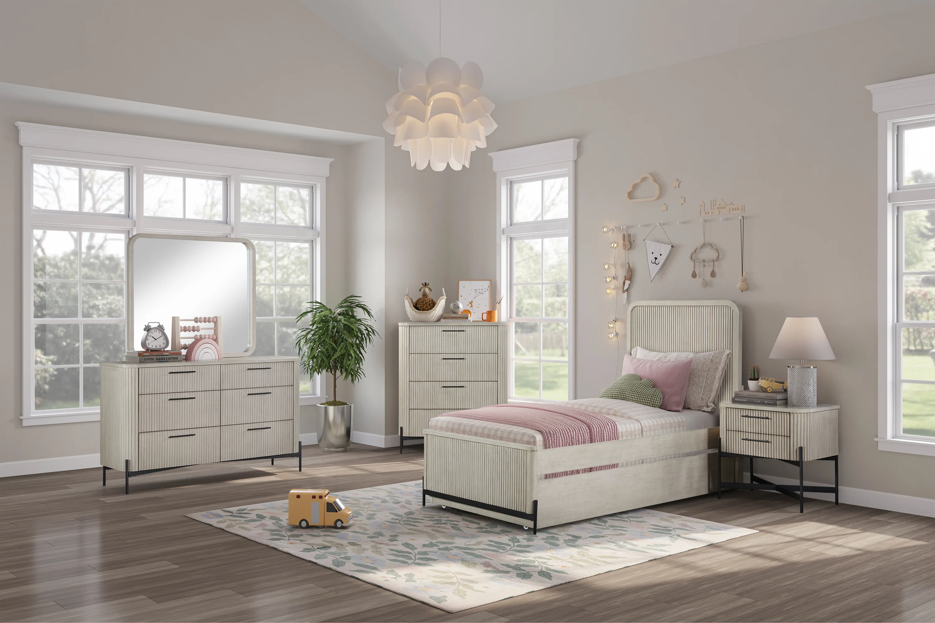 Kennedy Fluted 4-Drawer Chest - Image 5