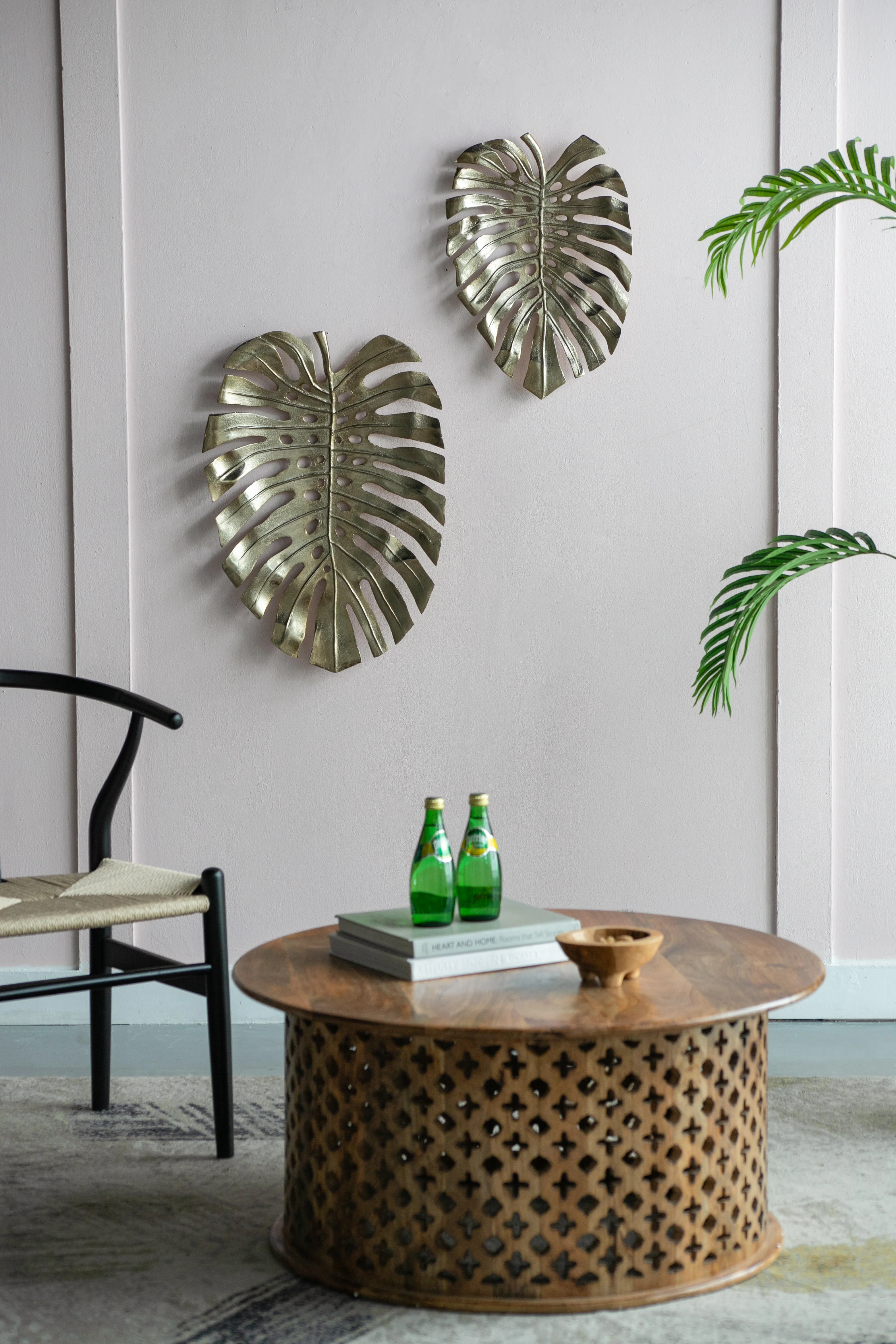 Gold Monstera Leaf Wall Decor - Image 9