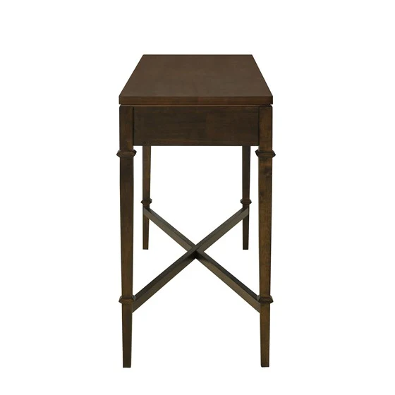 2-Drawer Console Table with X-Shaped Base - Image 6