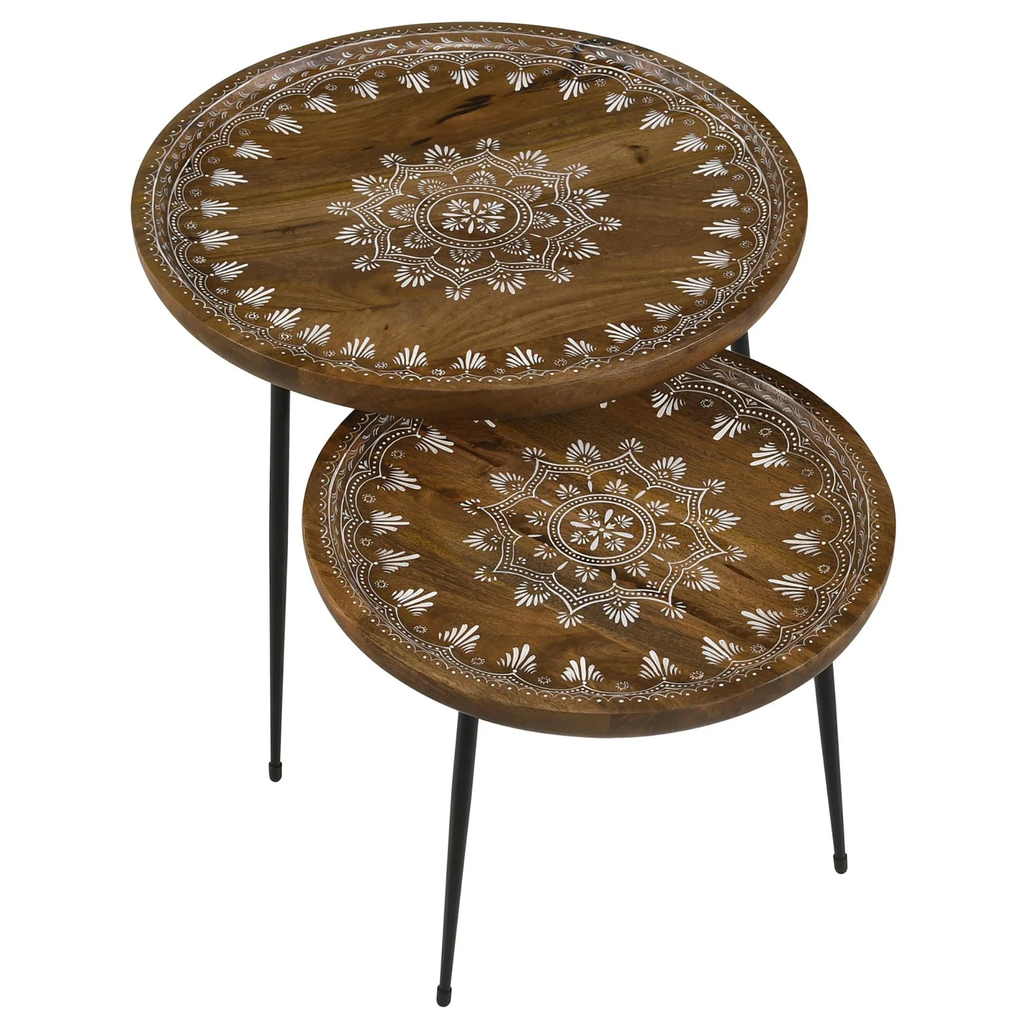 2-Piece Nesting Table with Flared Legs - Image 7