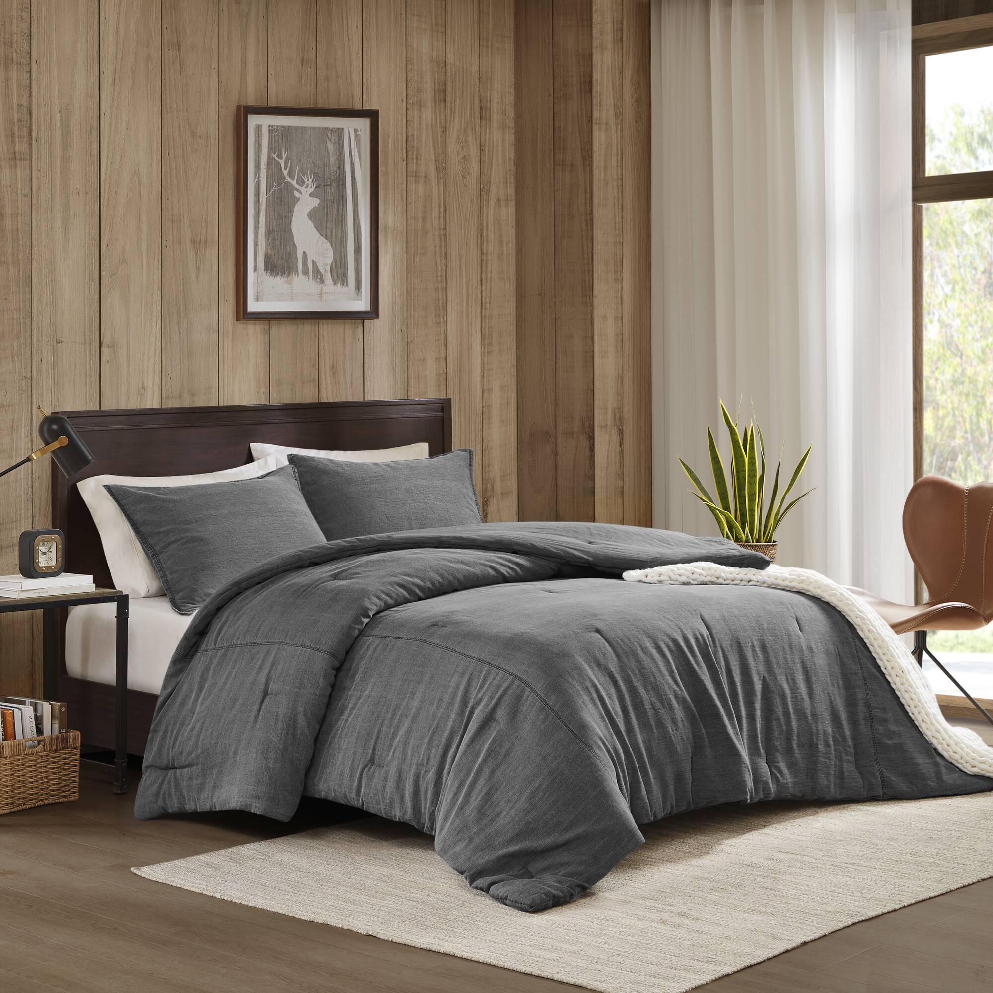 2-Piece Twill Washed Comforter Set