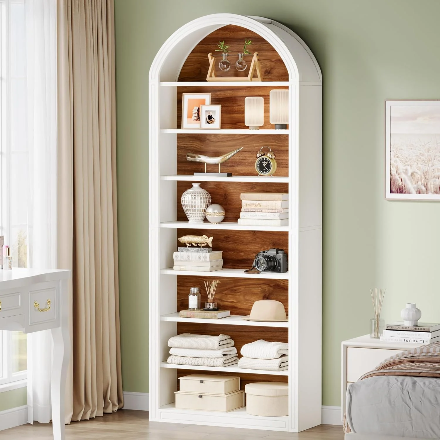 2-Tone Arched Open Display Shelving Unit - Image 19