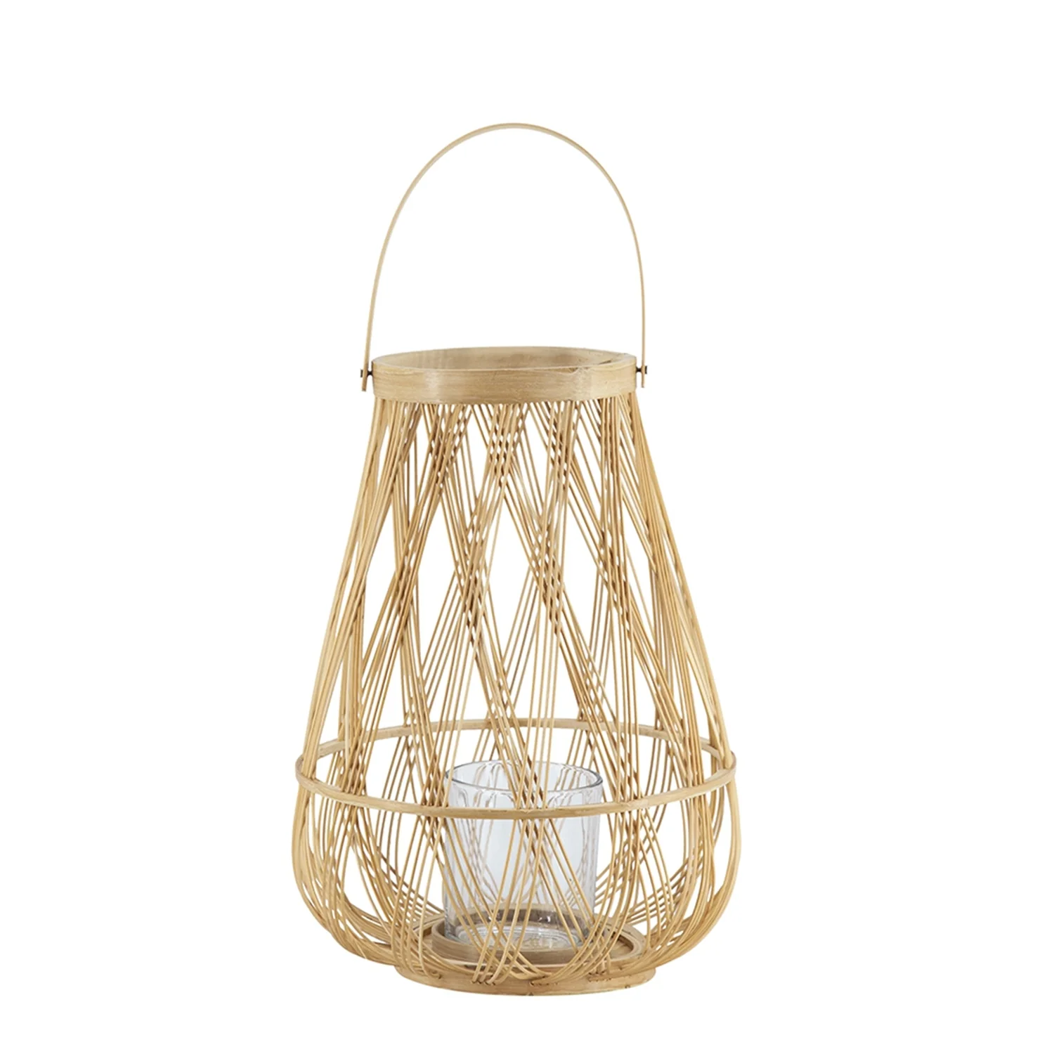 Sienna Bamboo Lantern with Rope Handle