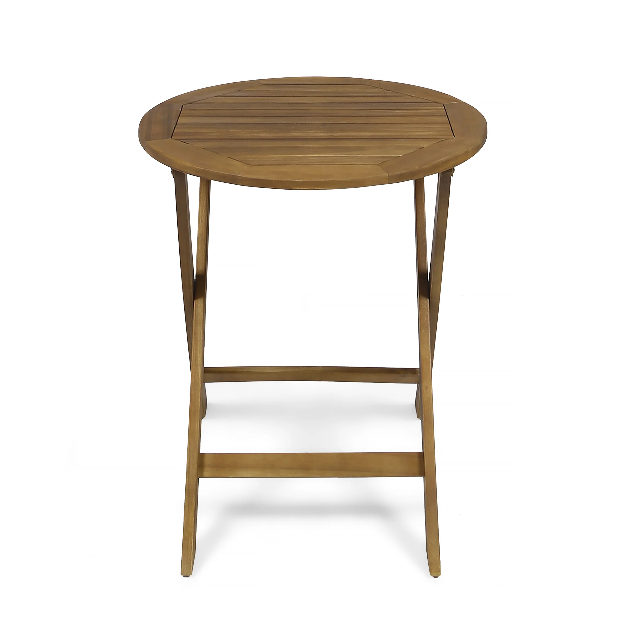 3-Piece Bistro Set with Circular Table and 2 Wicker Chairs - Image 4