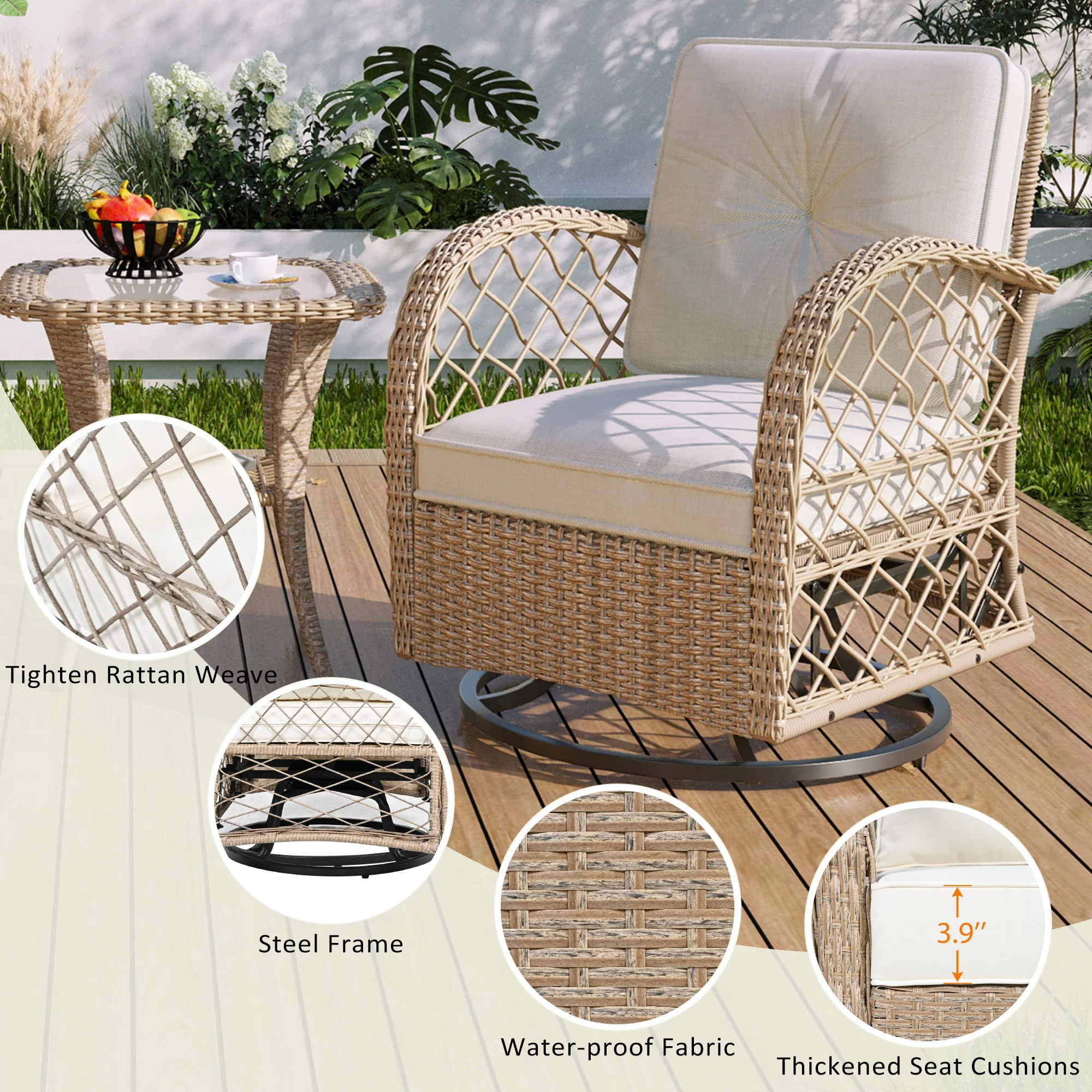 3-Piece Outdoor Chat Set - Image 5