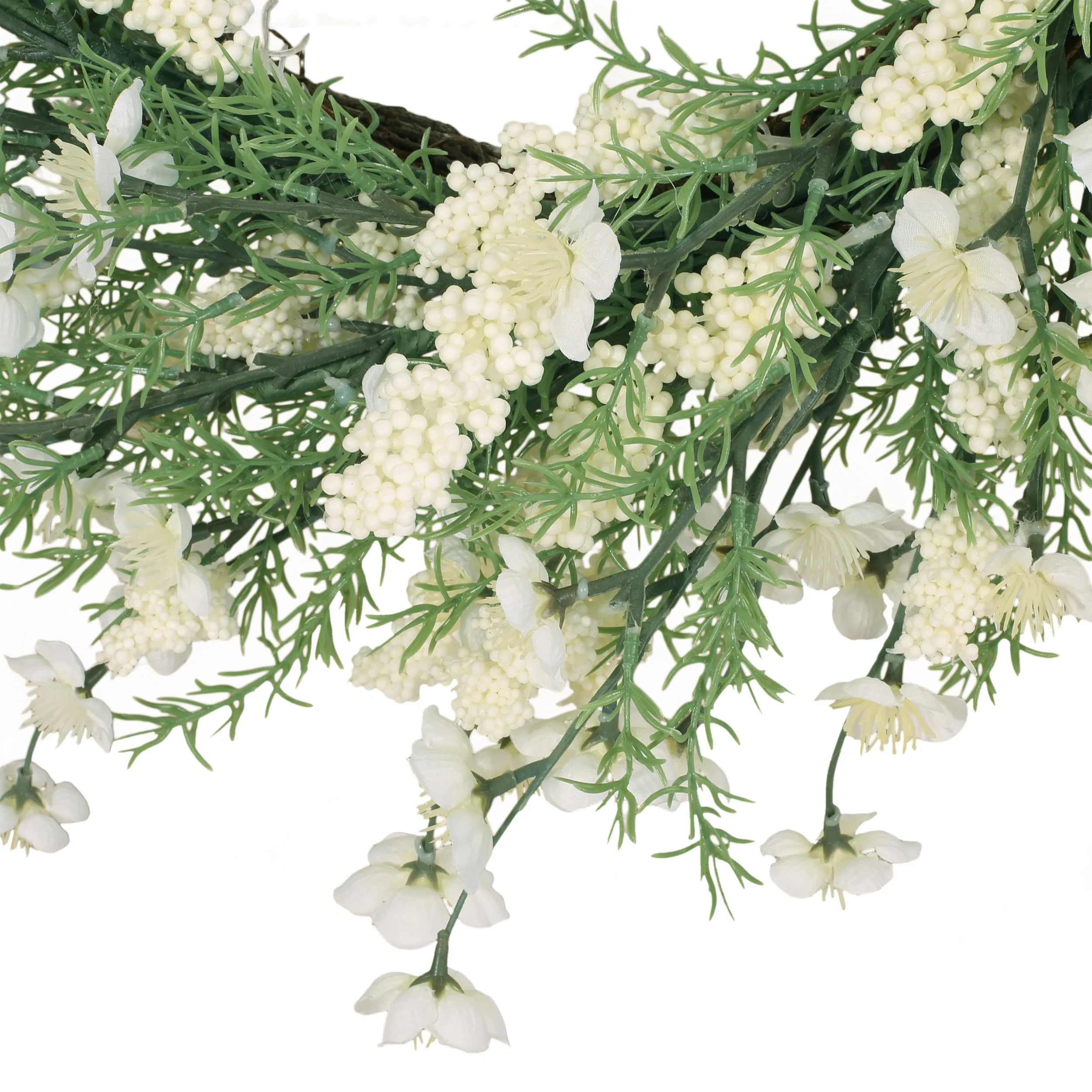 30" Plum Blossom Wreath - Image 3