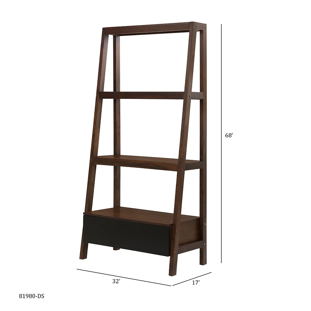 32x17x68' Ladder Shelf, Ladder Style Display Shelf - Image 2