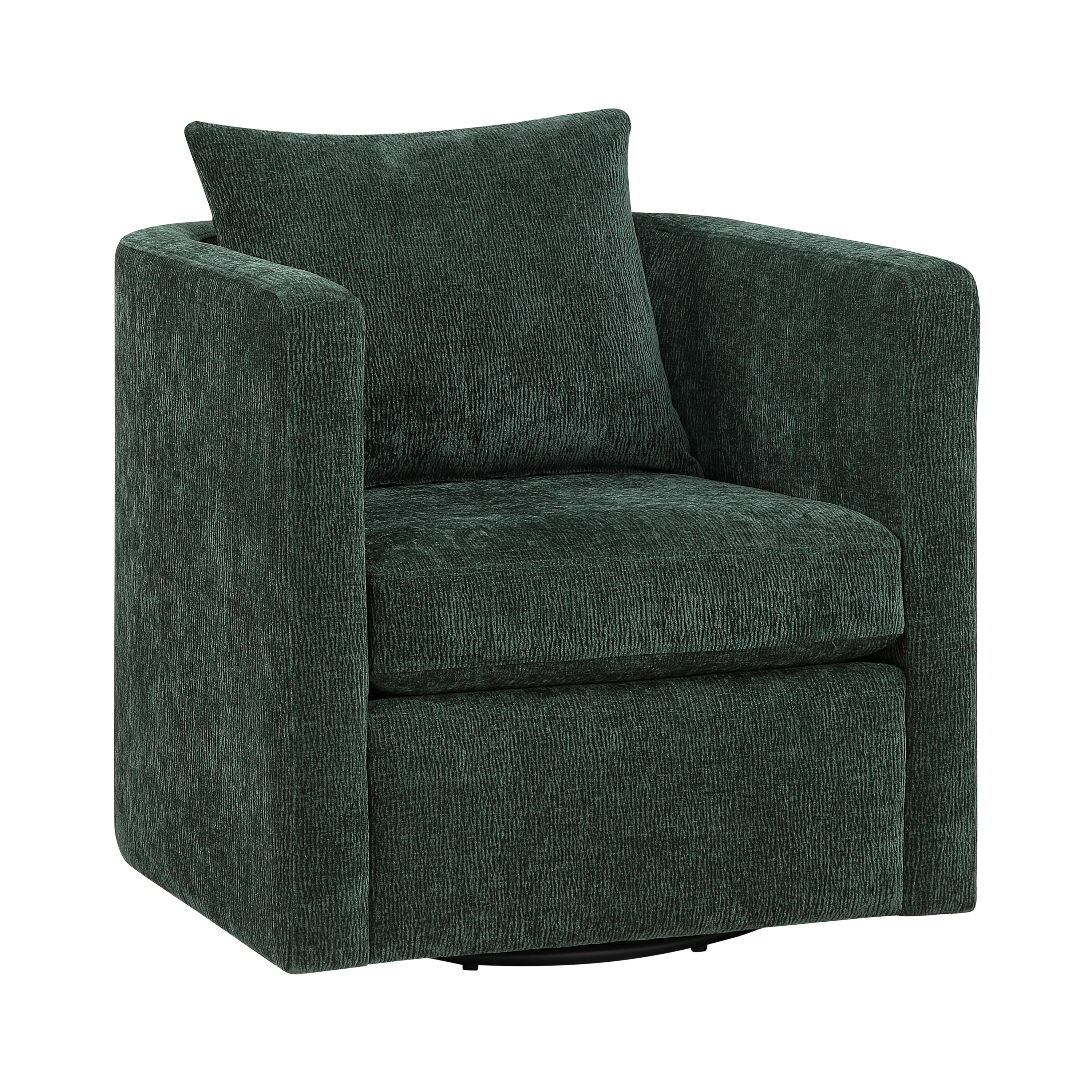 Sutton Swivel Barrel Chair with Performance Fabric - Image 16