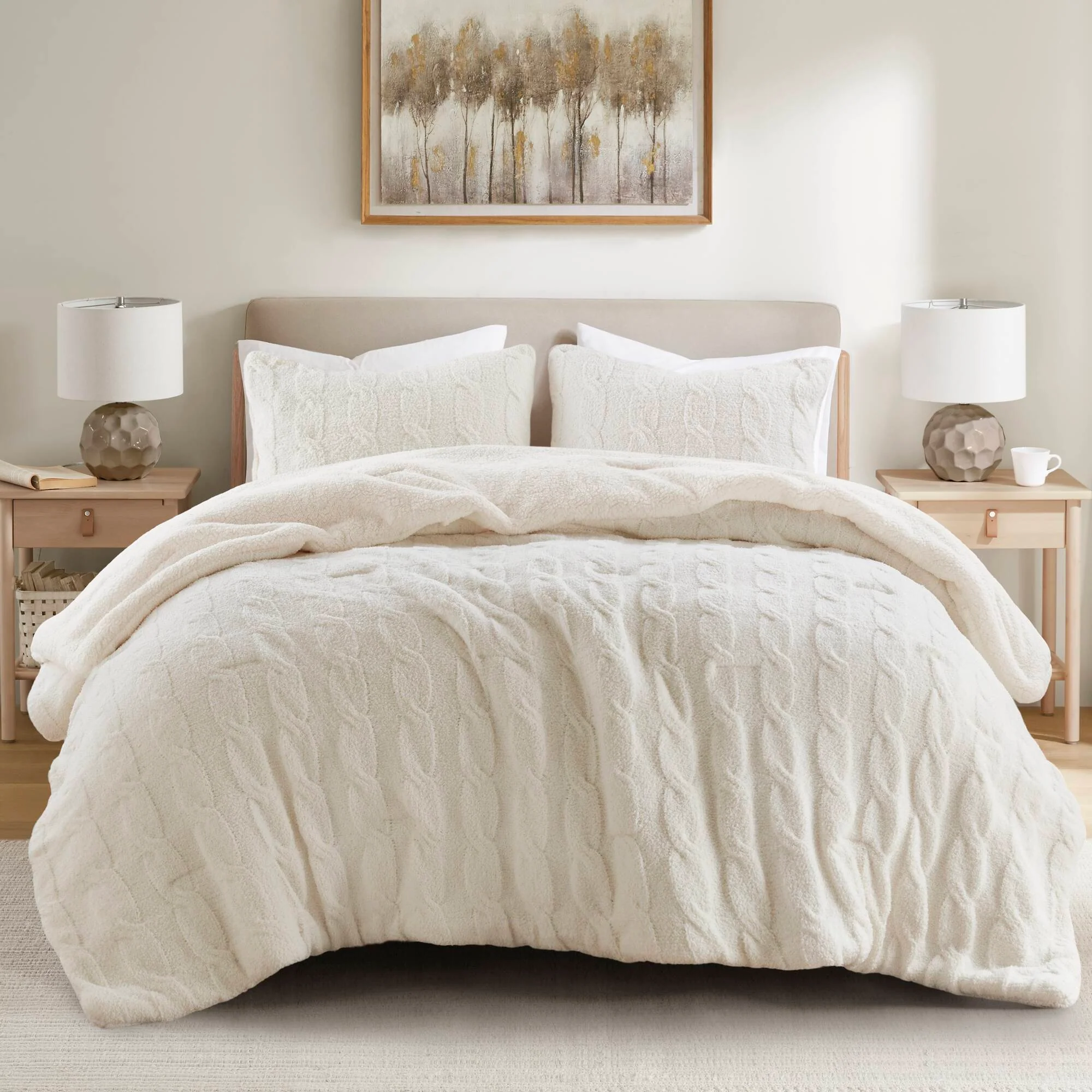 Cable Knit Chenille Comforter Set - Image 20