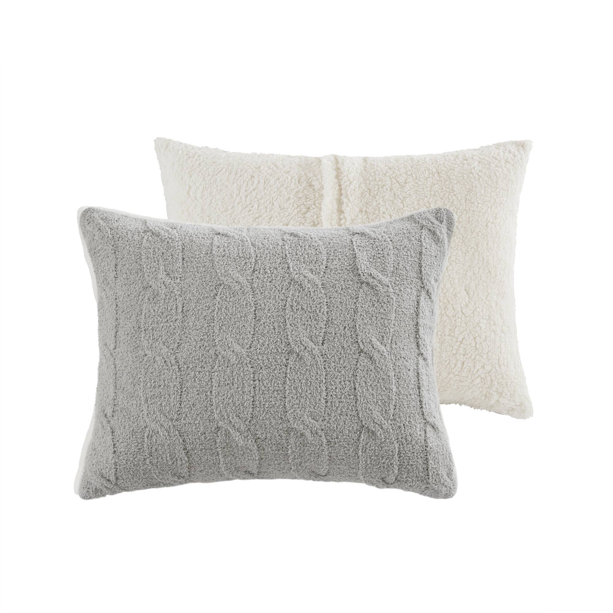 Cable Knit Chenille Comforter Set - Image 8