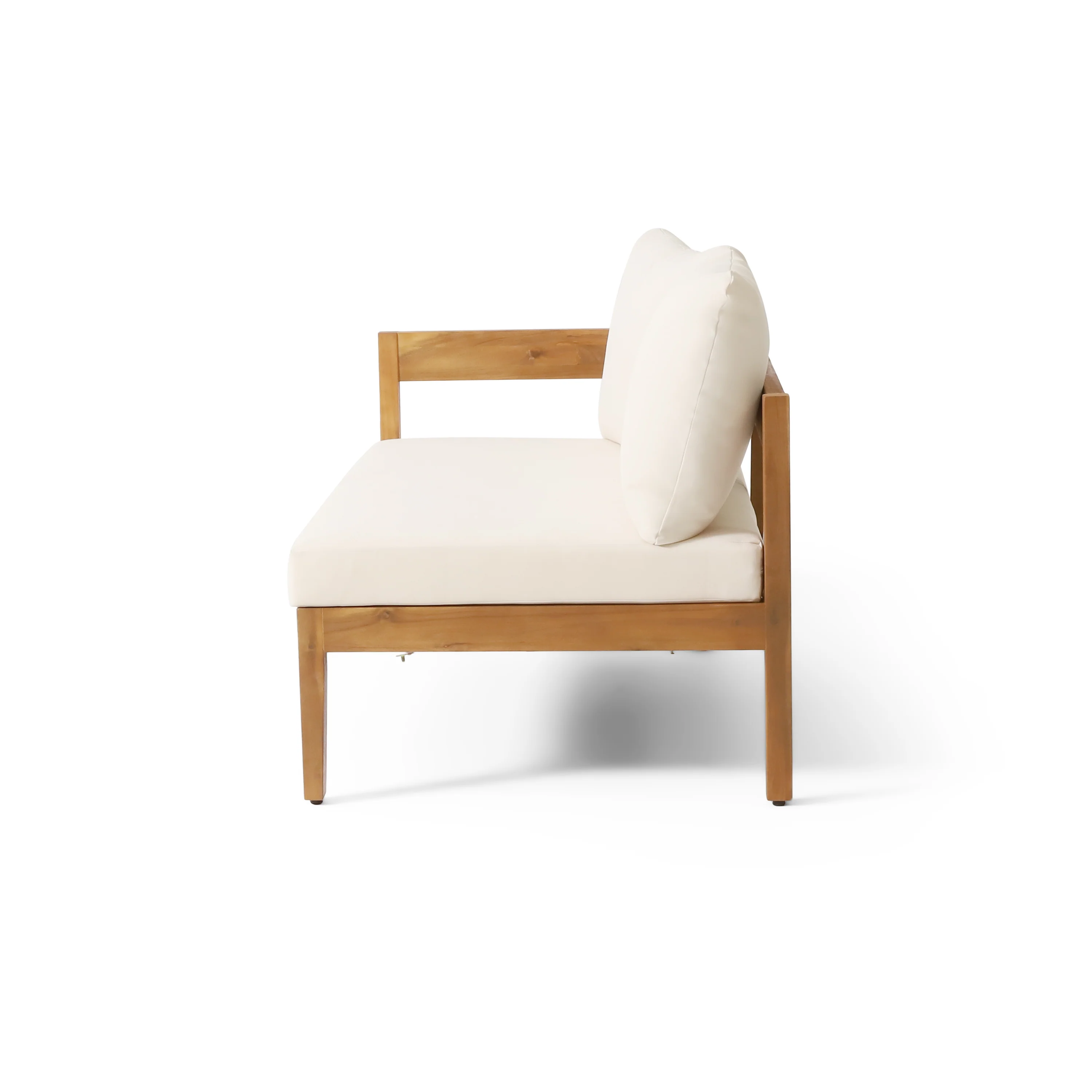 4-Piece Patio Set with Rounded Tuxedo Design and Water-Resistant Cushions - Image 6