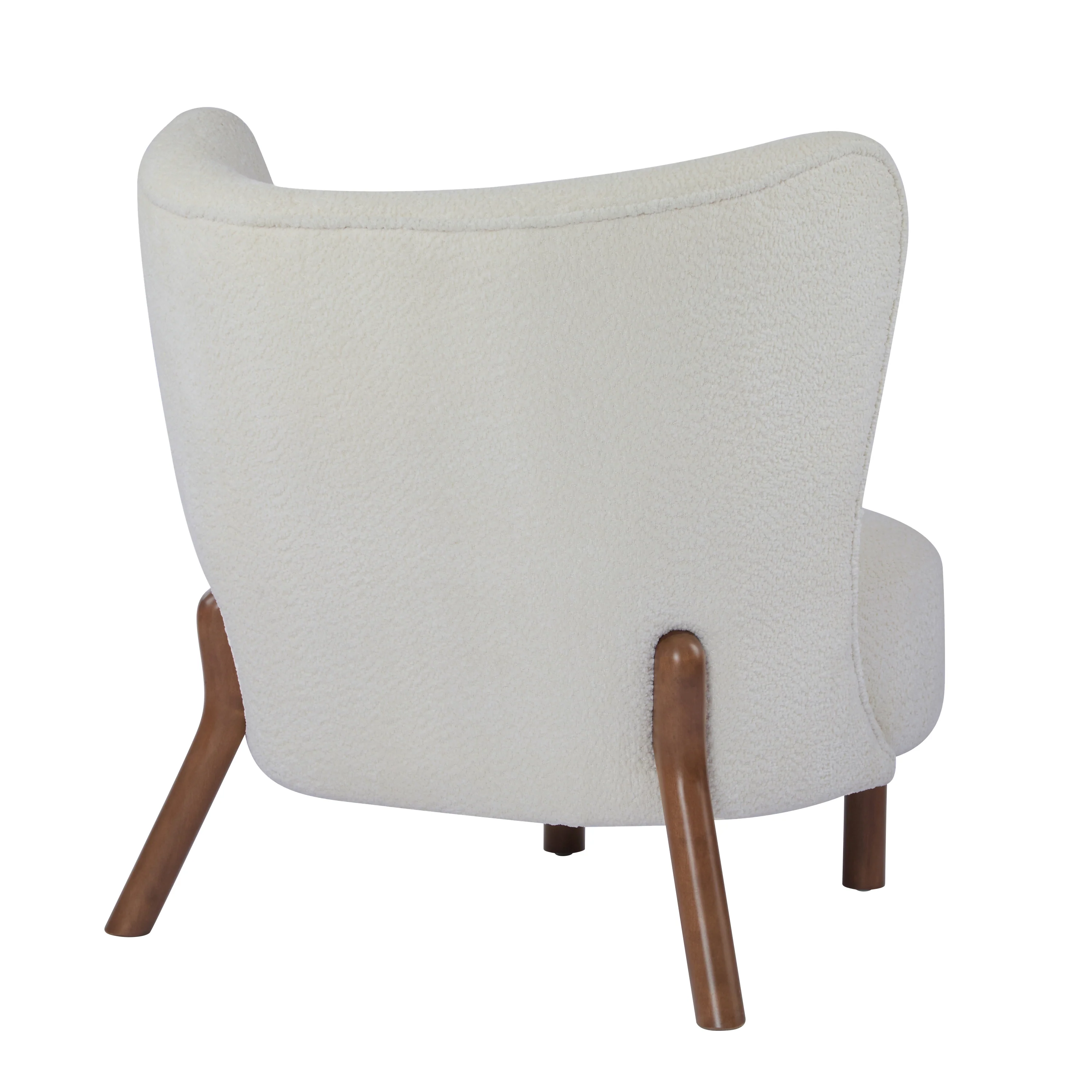Bella Upholstered Wingback Armless Accent Chair - Image 13