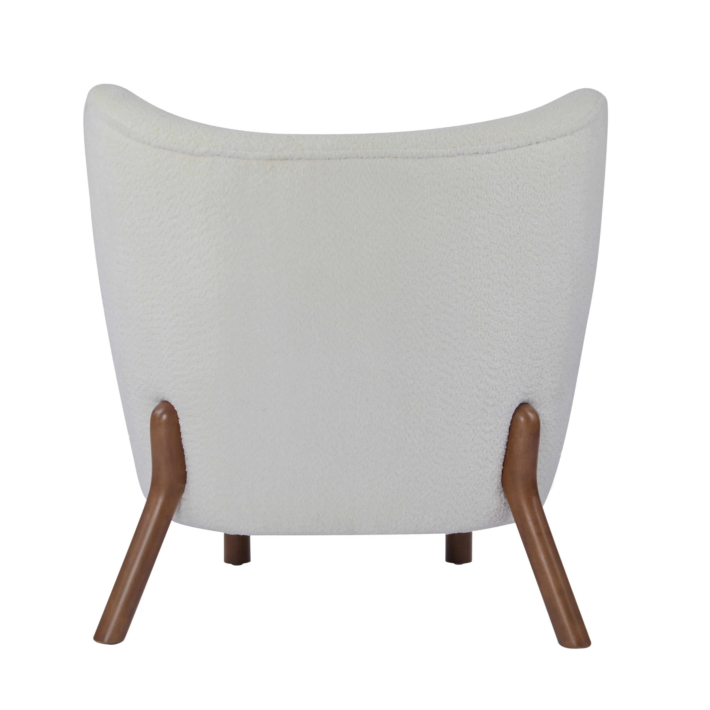 Bella Upholstered Wingback Armless Accent Chair - Image 14