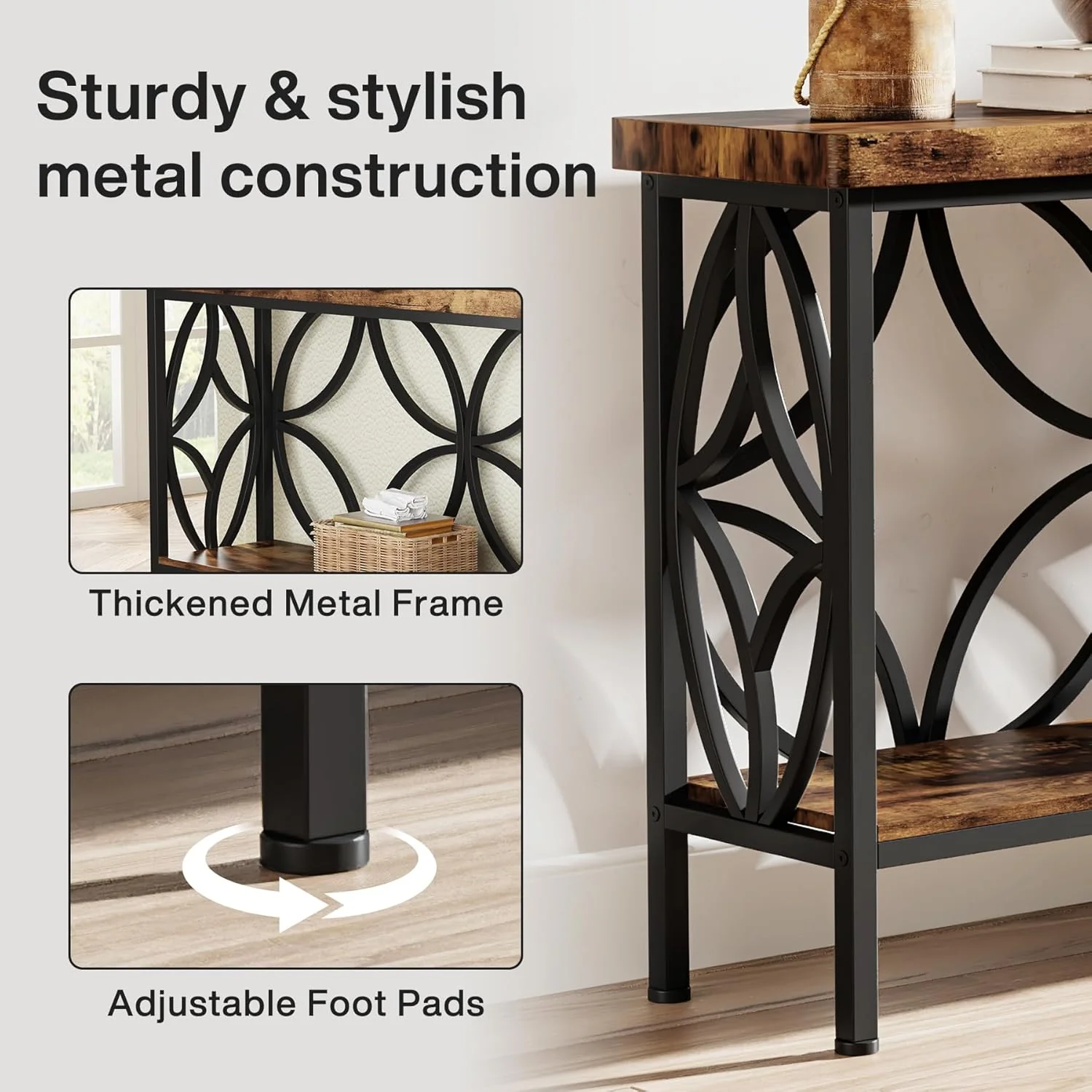 Stonebridge Industrial Console Table - Image 28