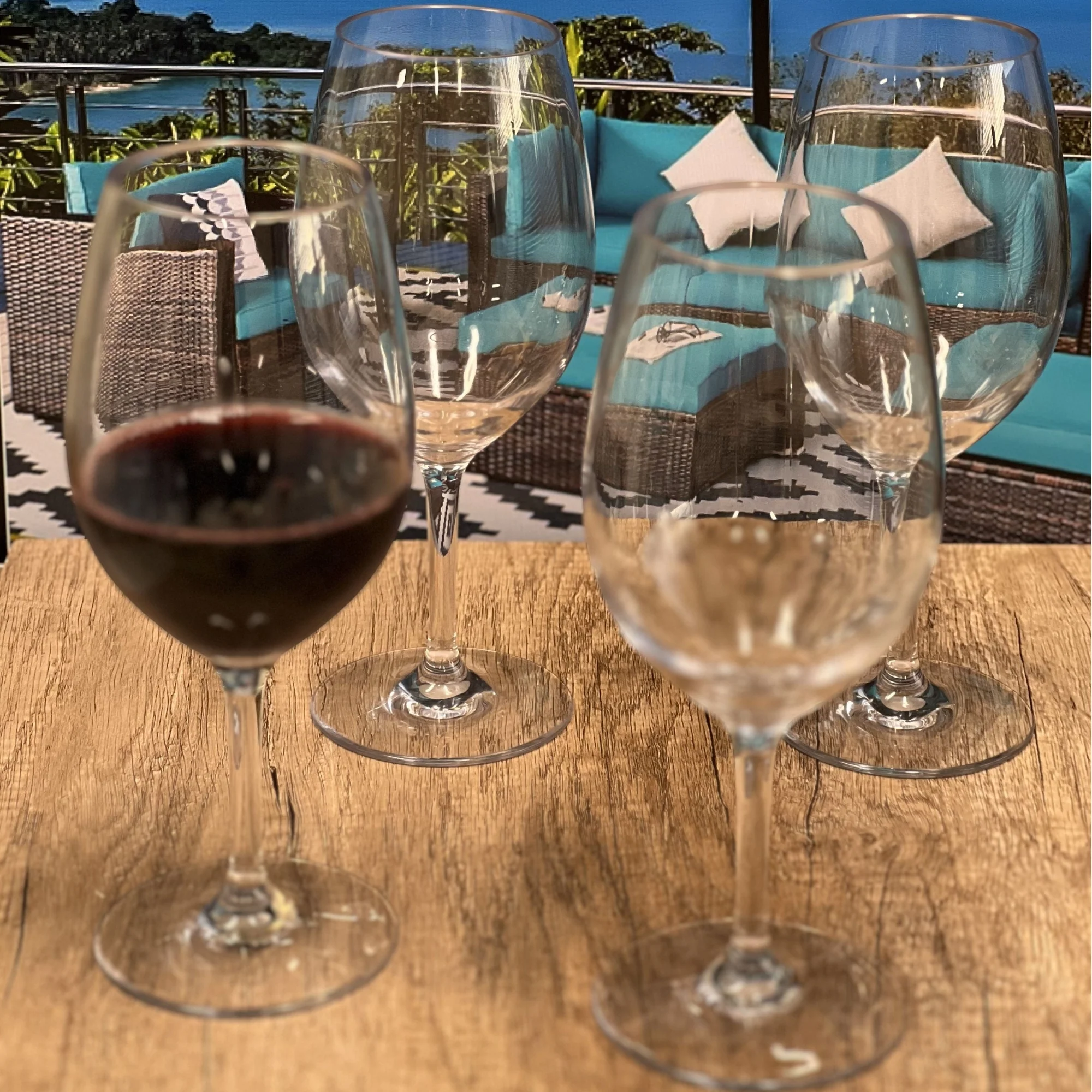 LeadingWare Unbreakable Tritan Wine Glass Set of 4, 20oz, BPA Free, Clear - Image 5
