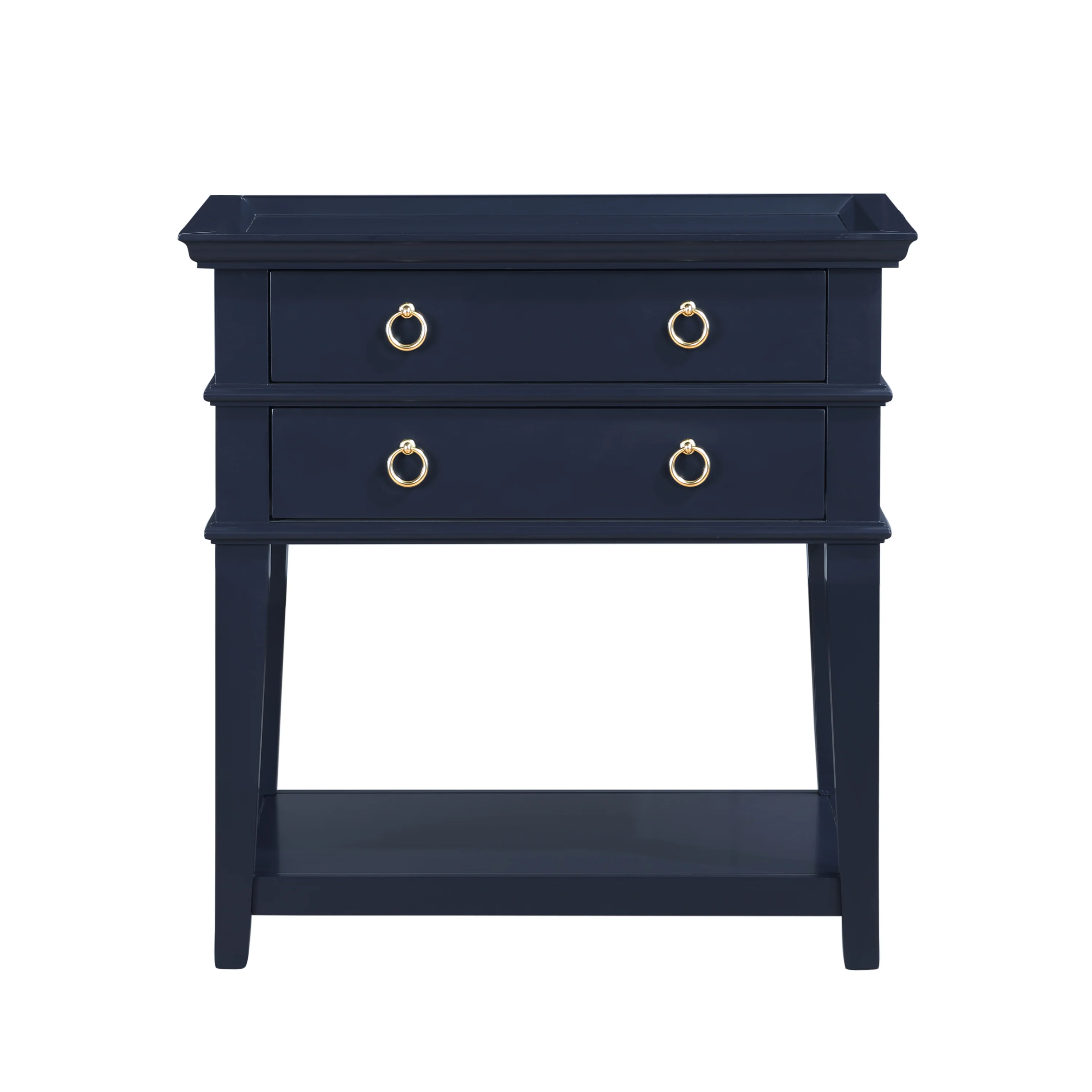 Carmona 2-Drawer Tray Top Nightstand - Image 9