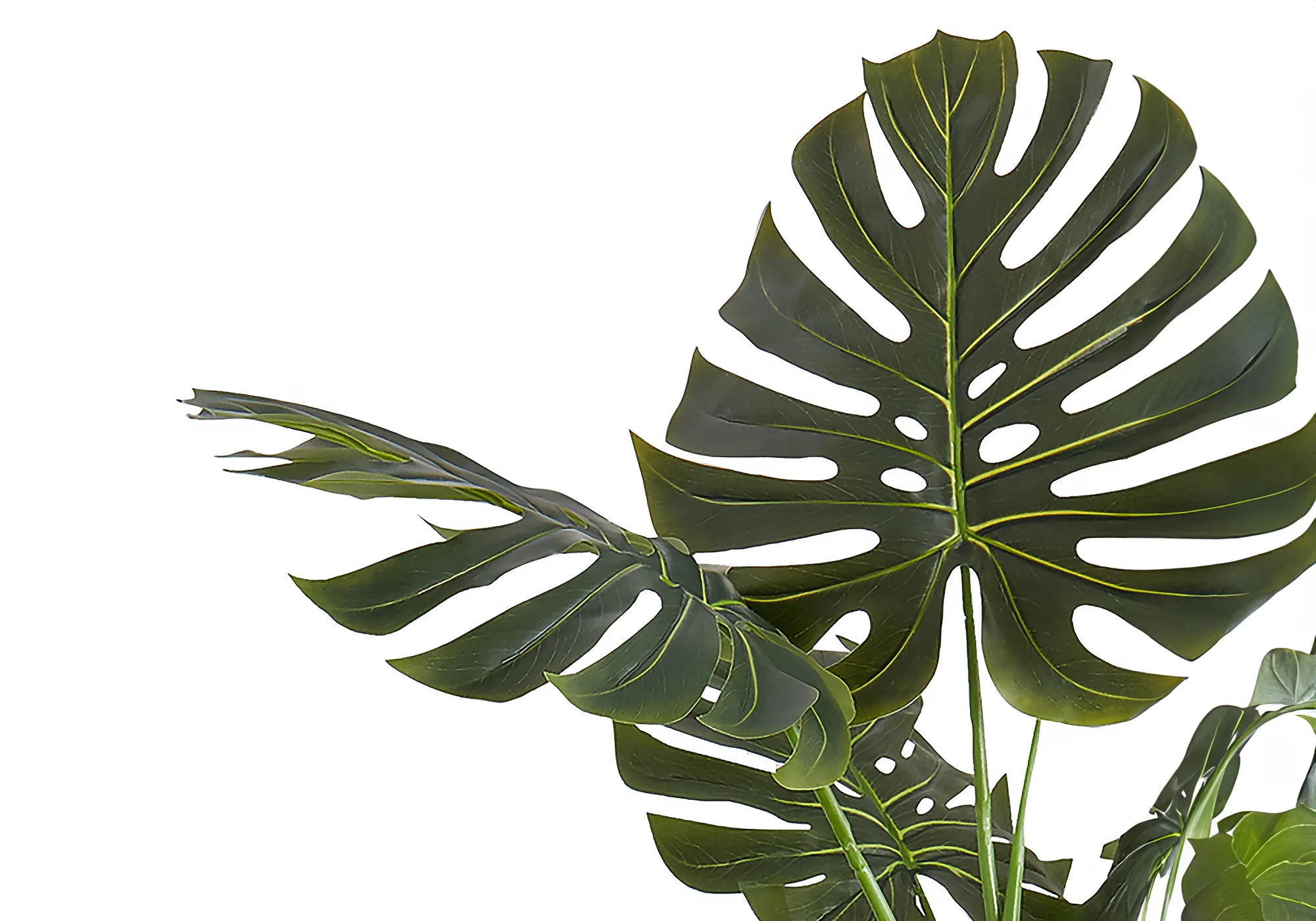 55" Tall Artificial Monstera Tree with Pot - Image 4
