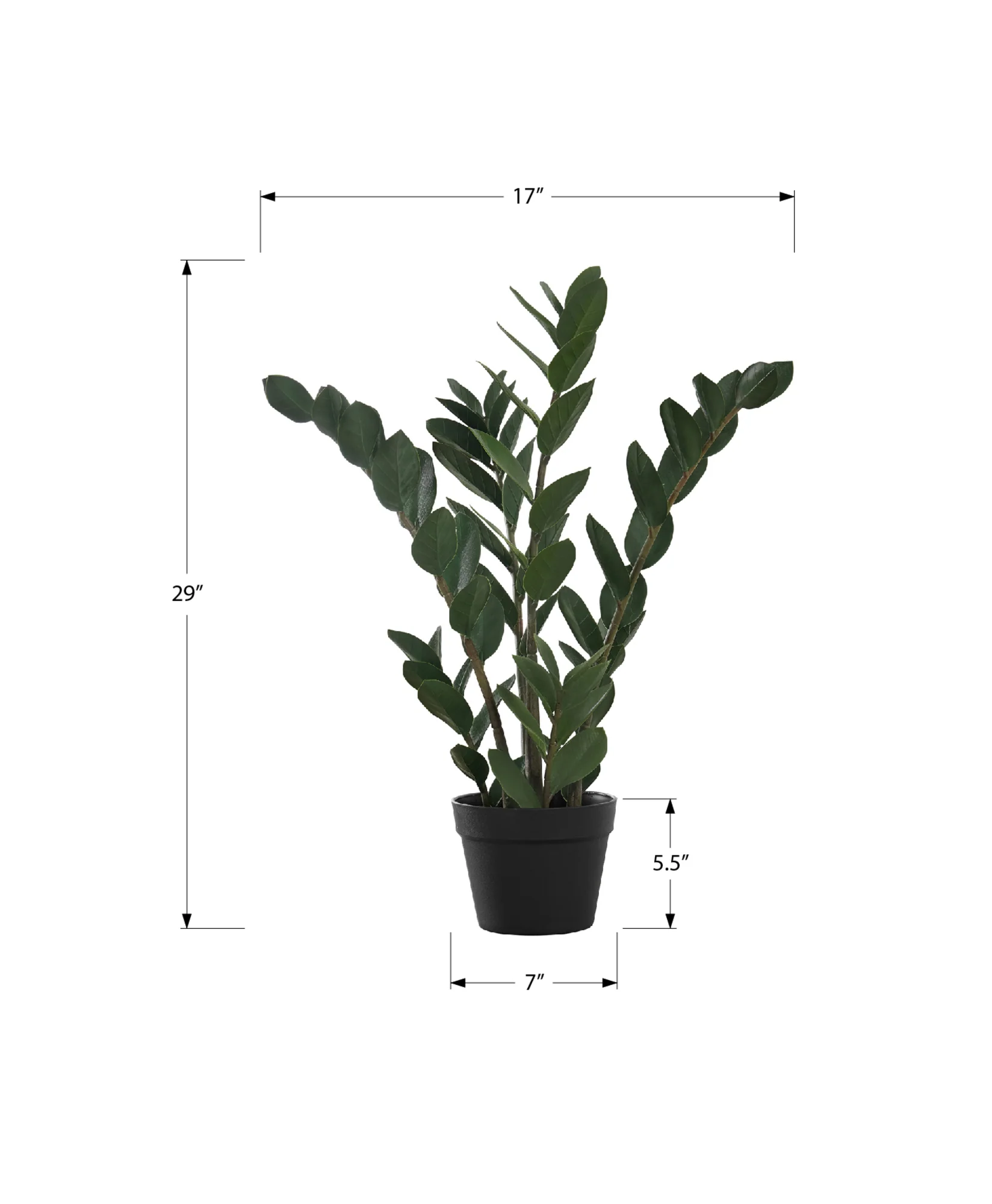 29" Faux ZZ Tree - Image 7