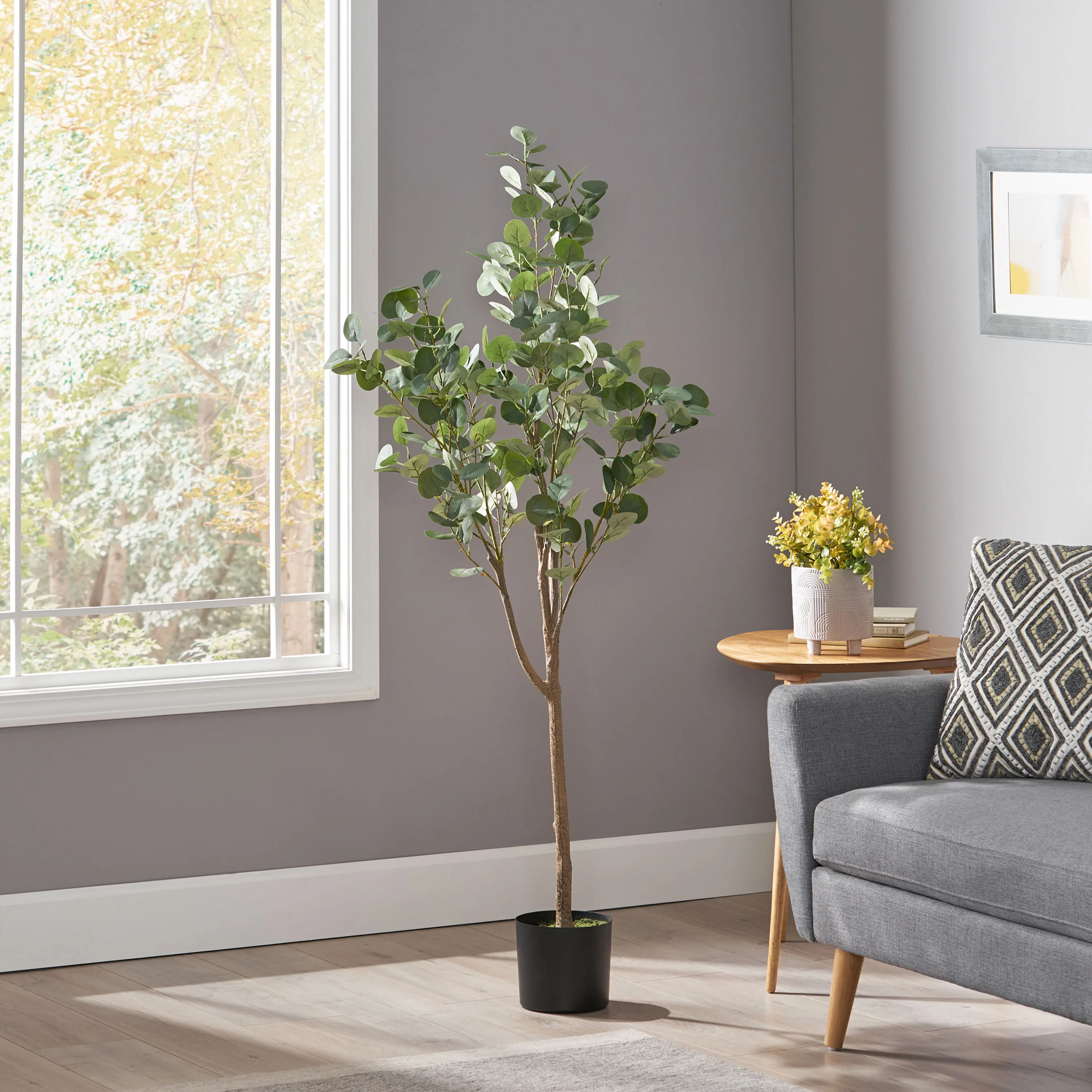 59" Artificial Eucalyptus Tree - Image 2