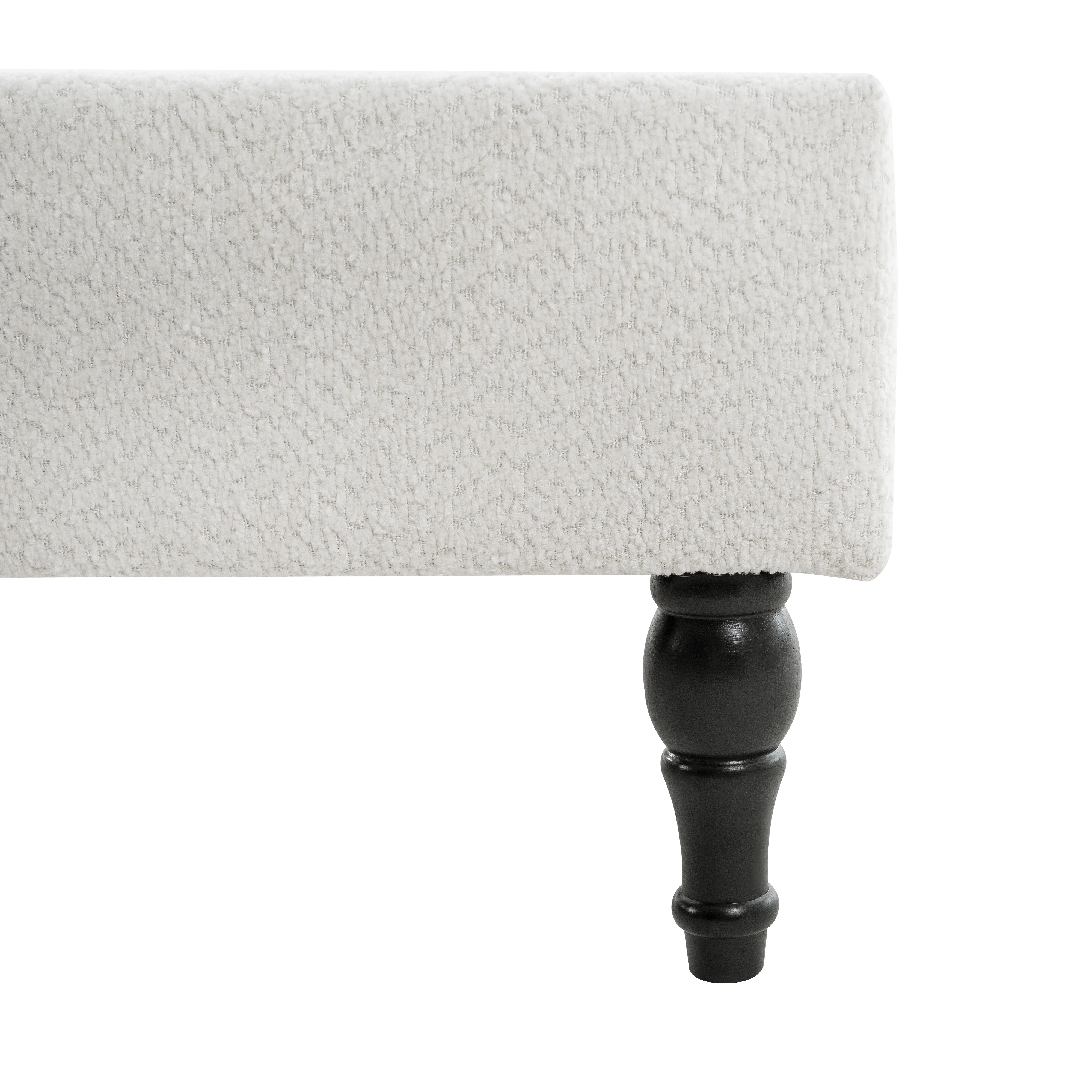 Bed Frame with 55.5"High Back Boucle Upholstered Headboard - Image 36