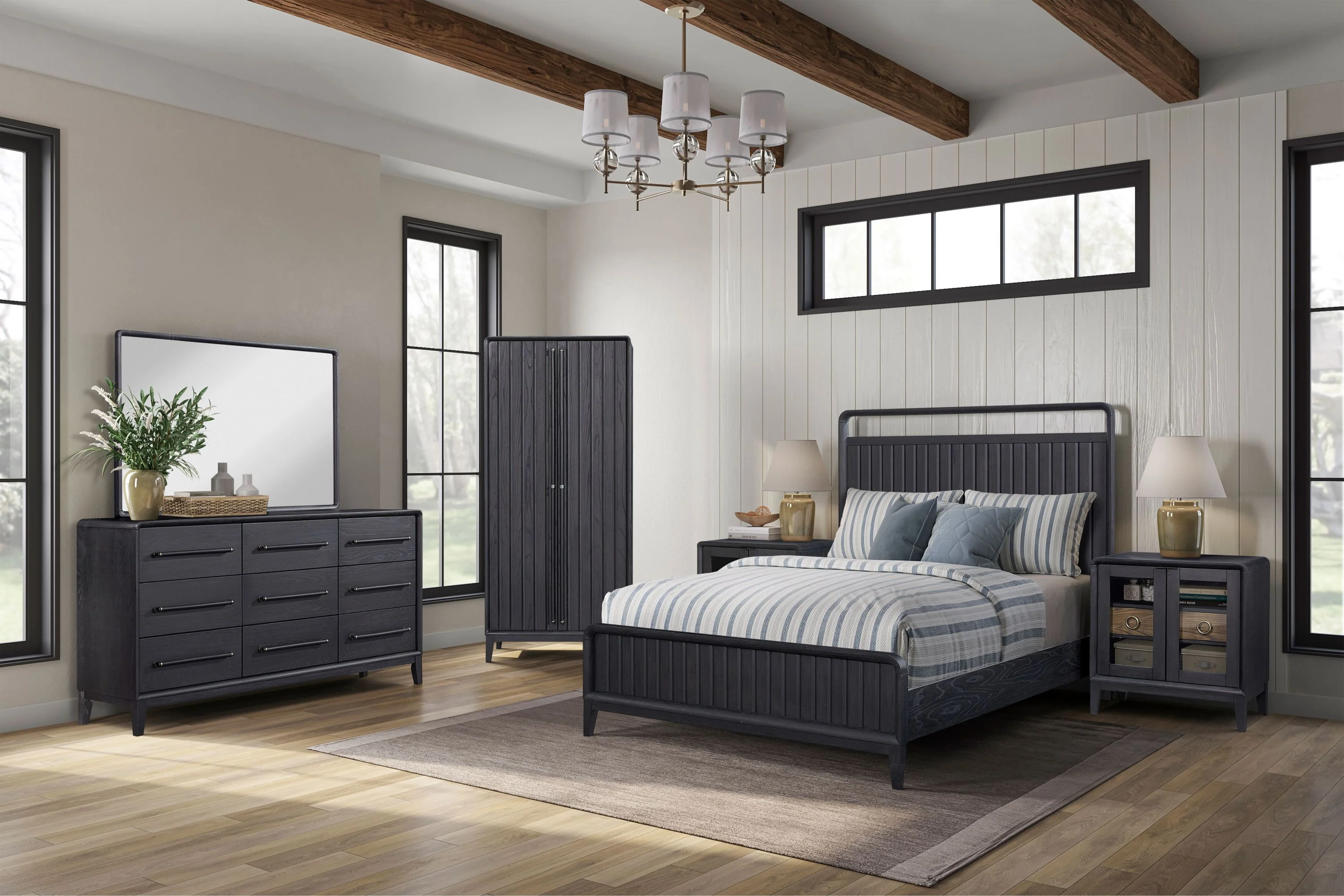 Peppercorn Open Panel Bed - Image 12