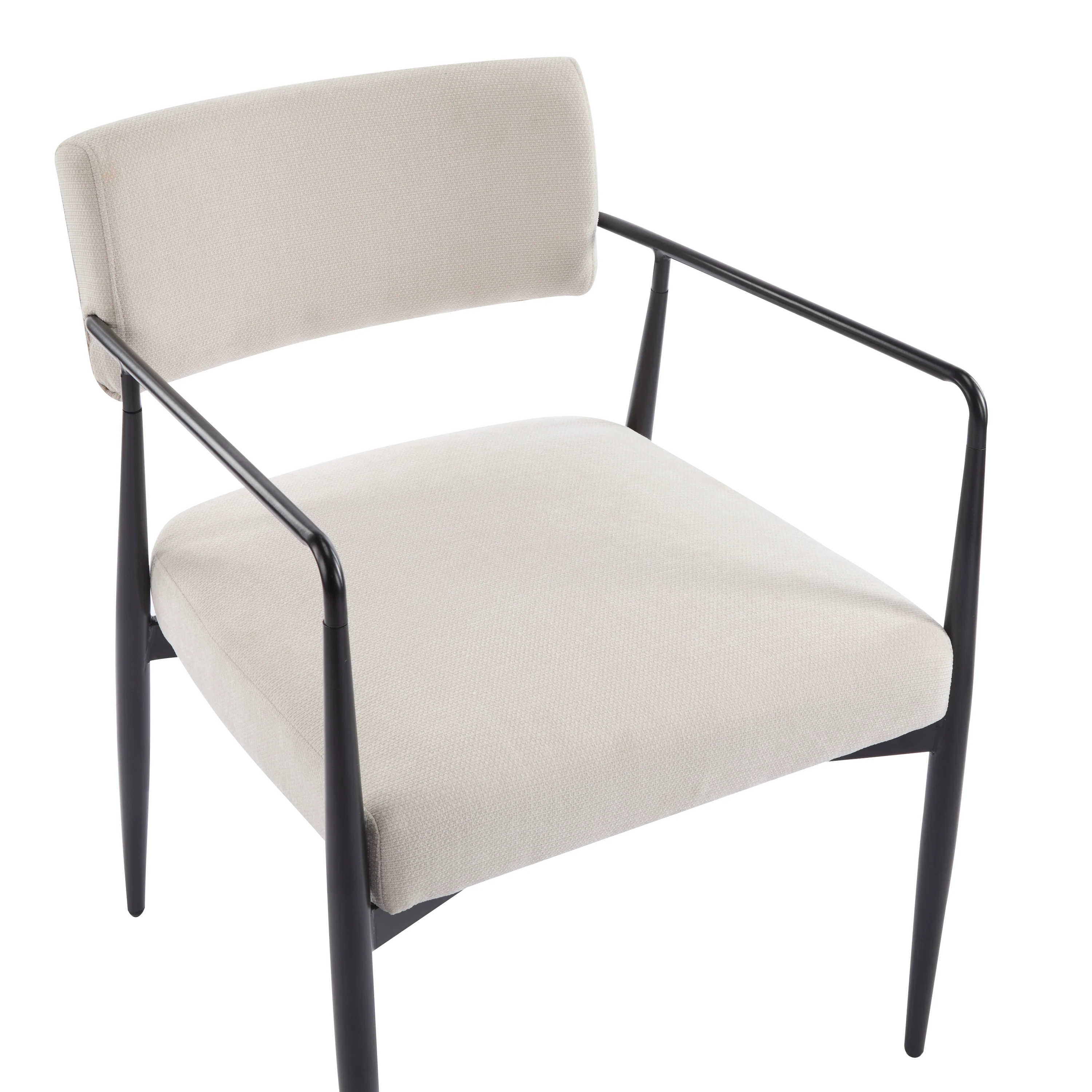 Nora Modern Metal Frame Dining Chair, Set of 2 - Image 8