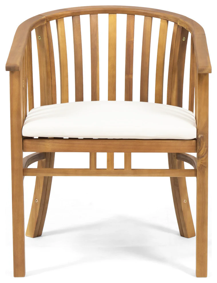 6-Seat Acacia Wood Outdoor Dining Set - Image 10