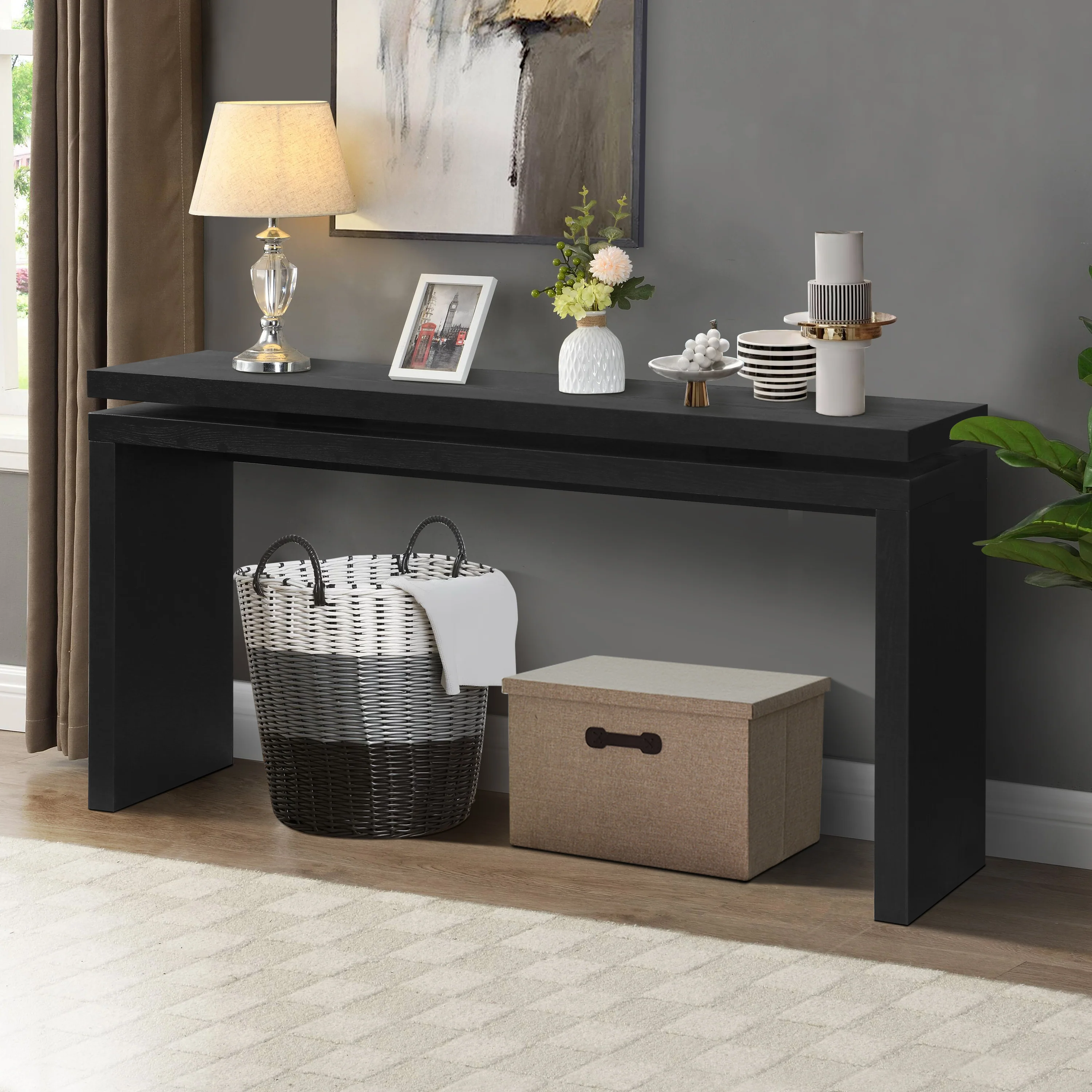 60'' Farmhouse Console Table - Image 18