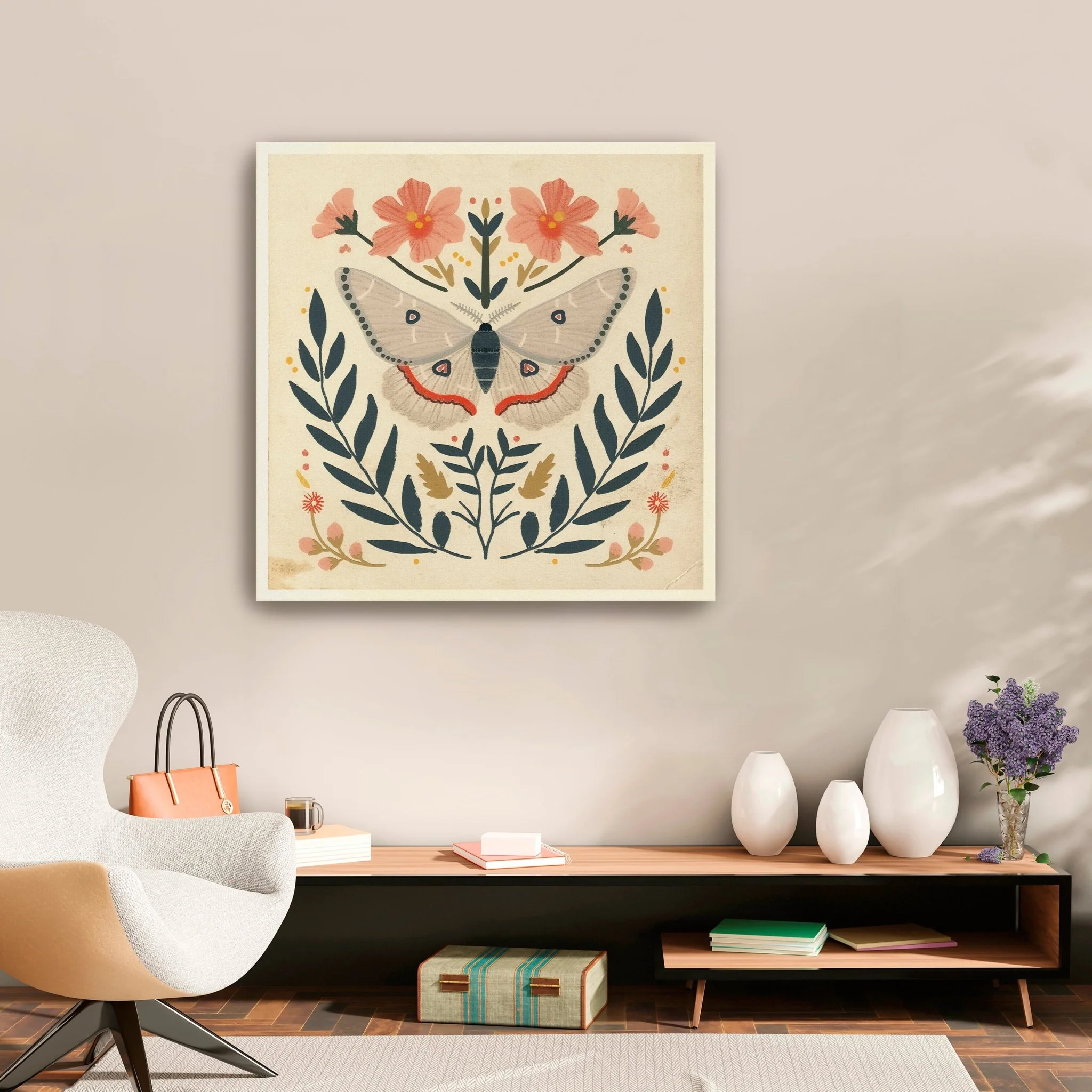 Moth Canvas Giclee - Image 5