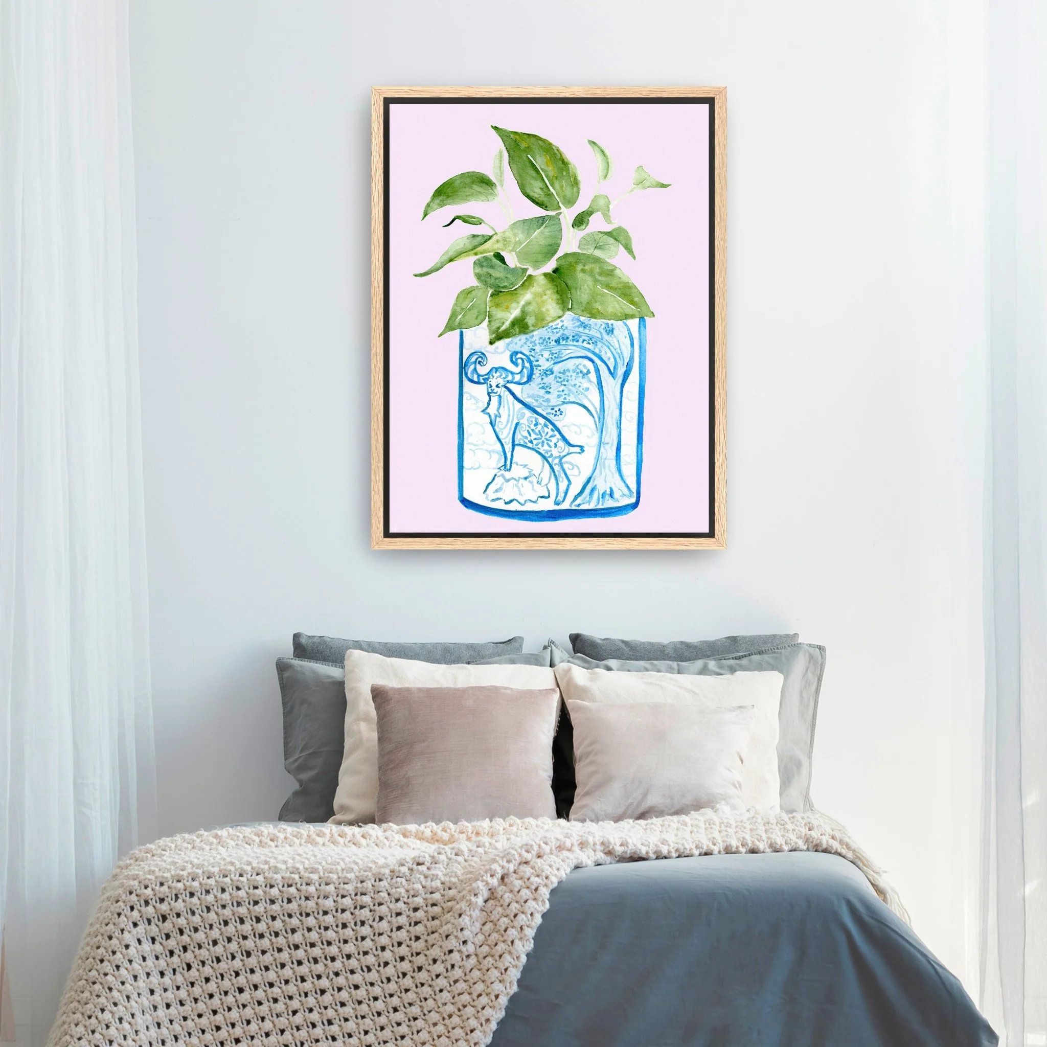 Year of the Goat Canvas Giclee - Image 2