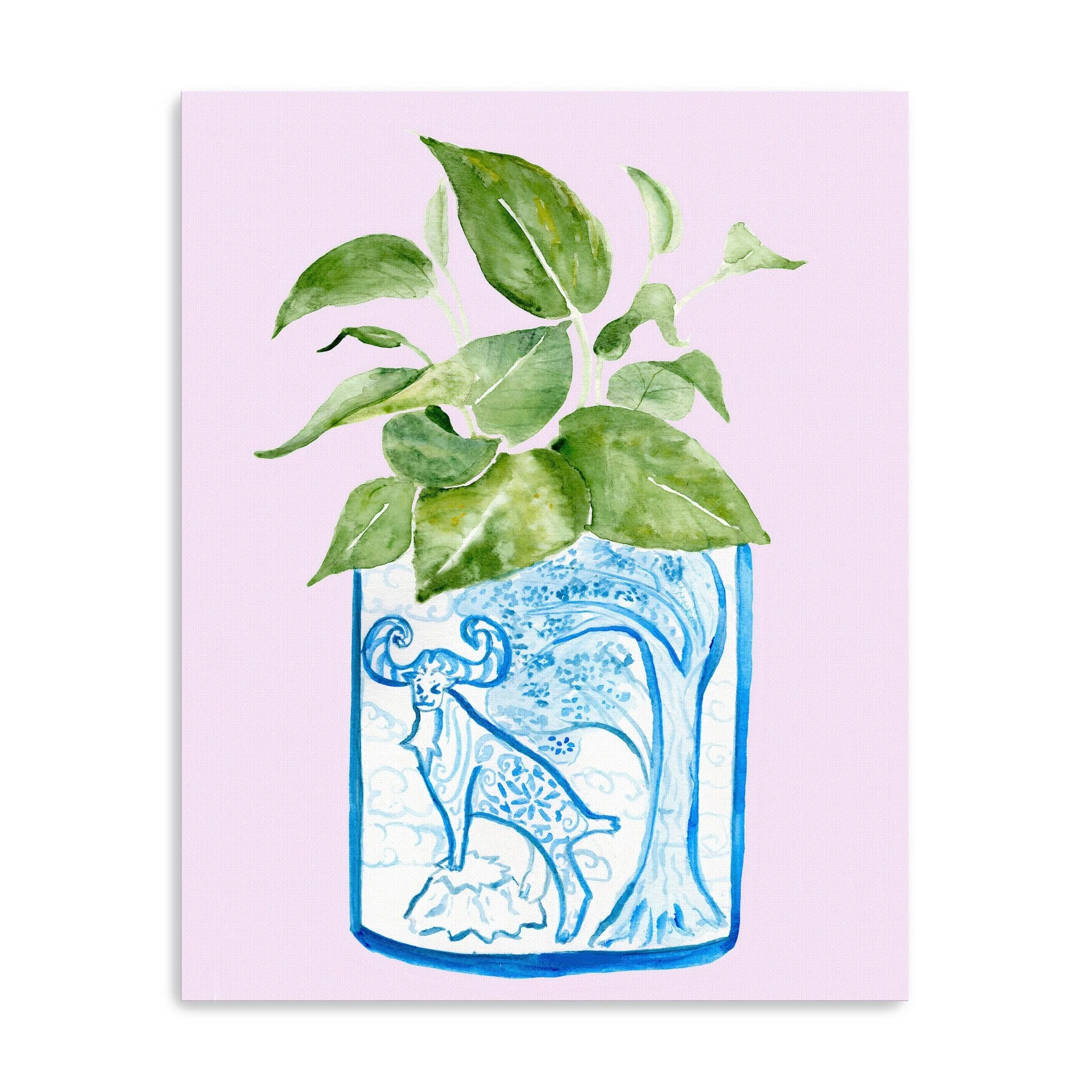 Year of the Goat Canvas Giclee - Image 4