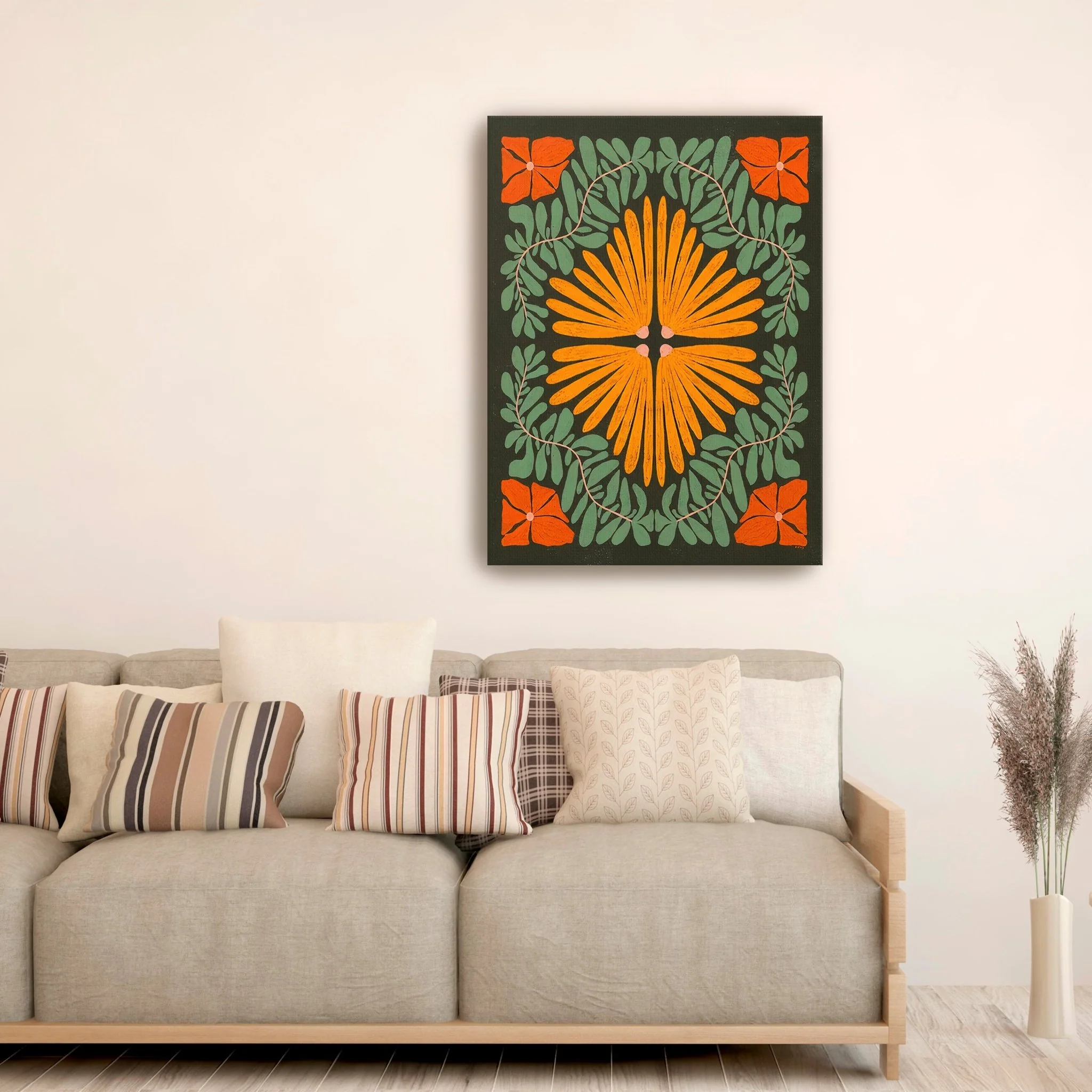 Plant Pattern II Canvas Giclee - Image 8