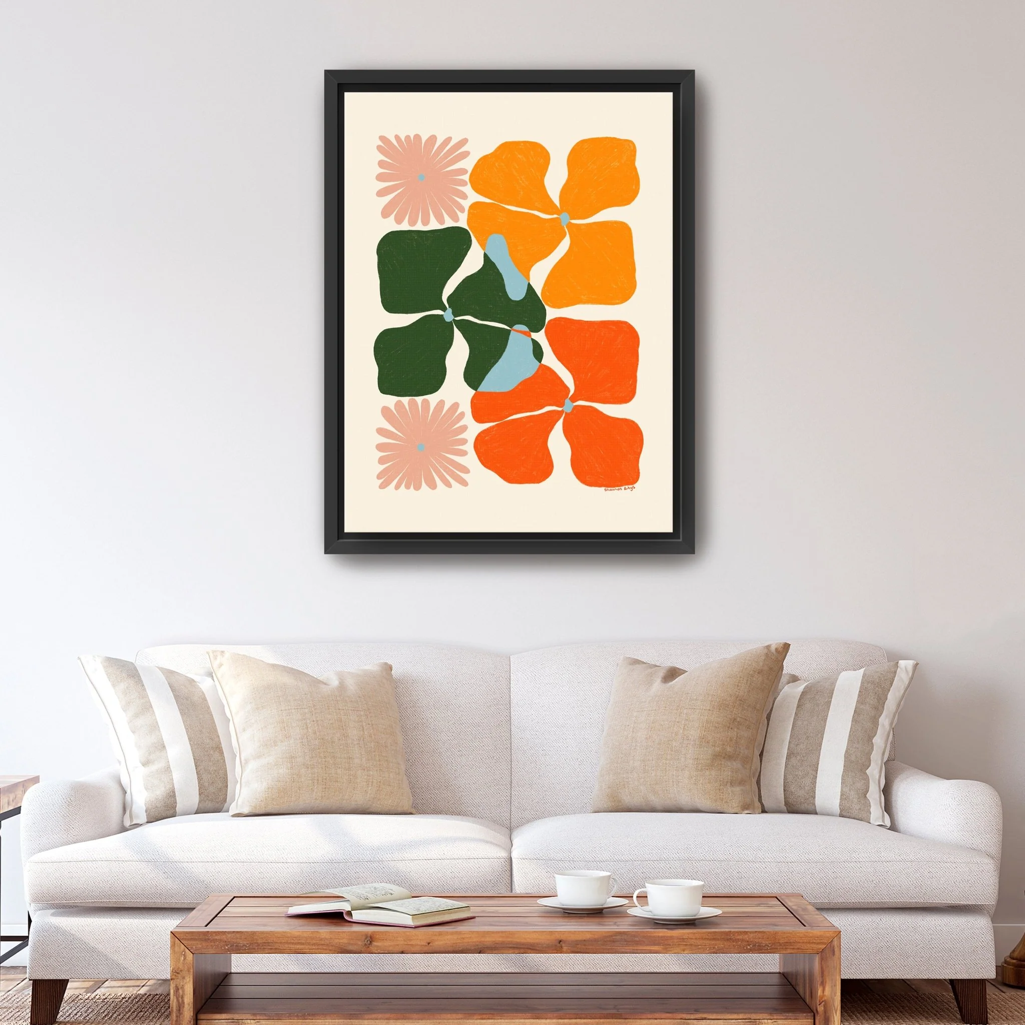 Abstract Floral II Canvas Giclee - Image 11