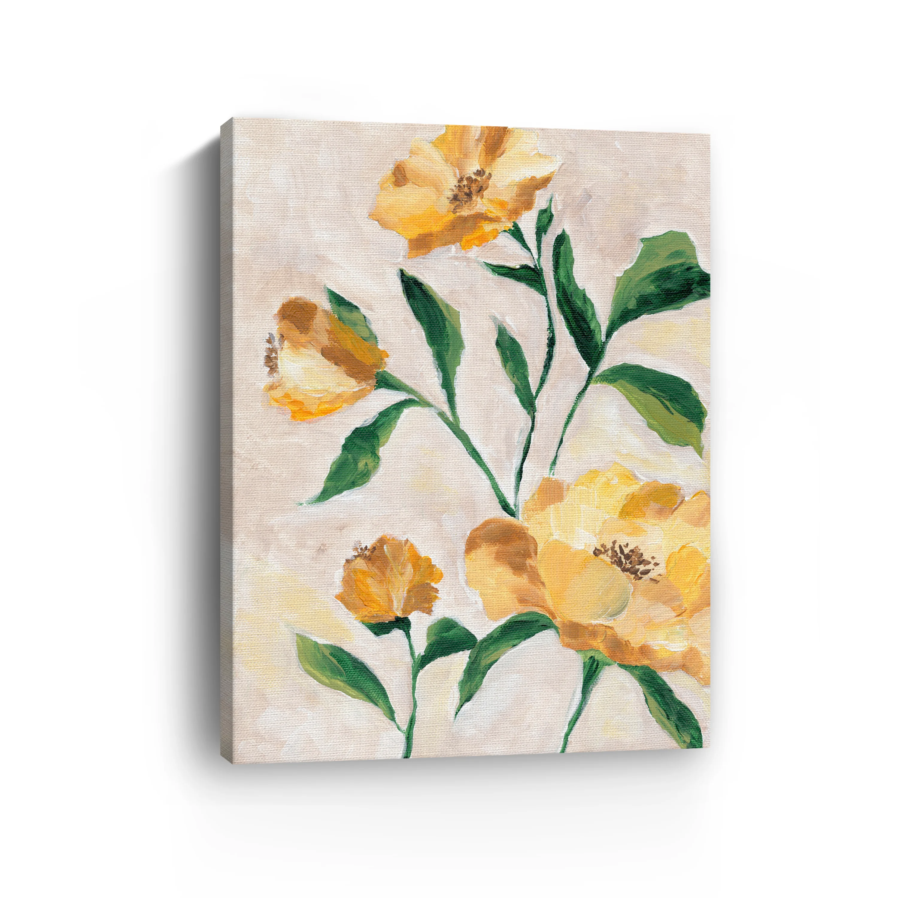 Yellow Camellia Canvas Giclee - Image 12