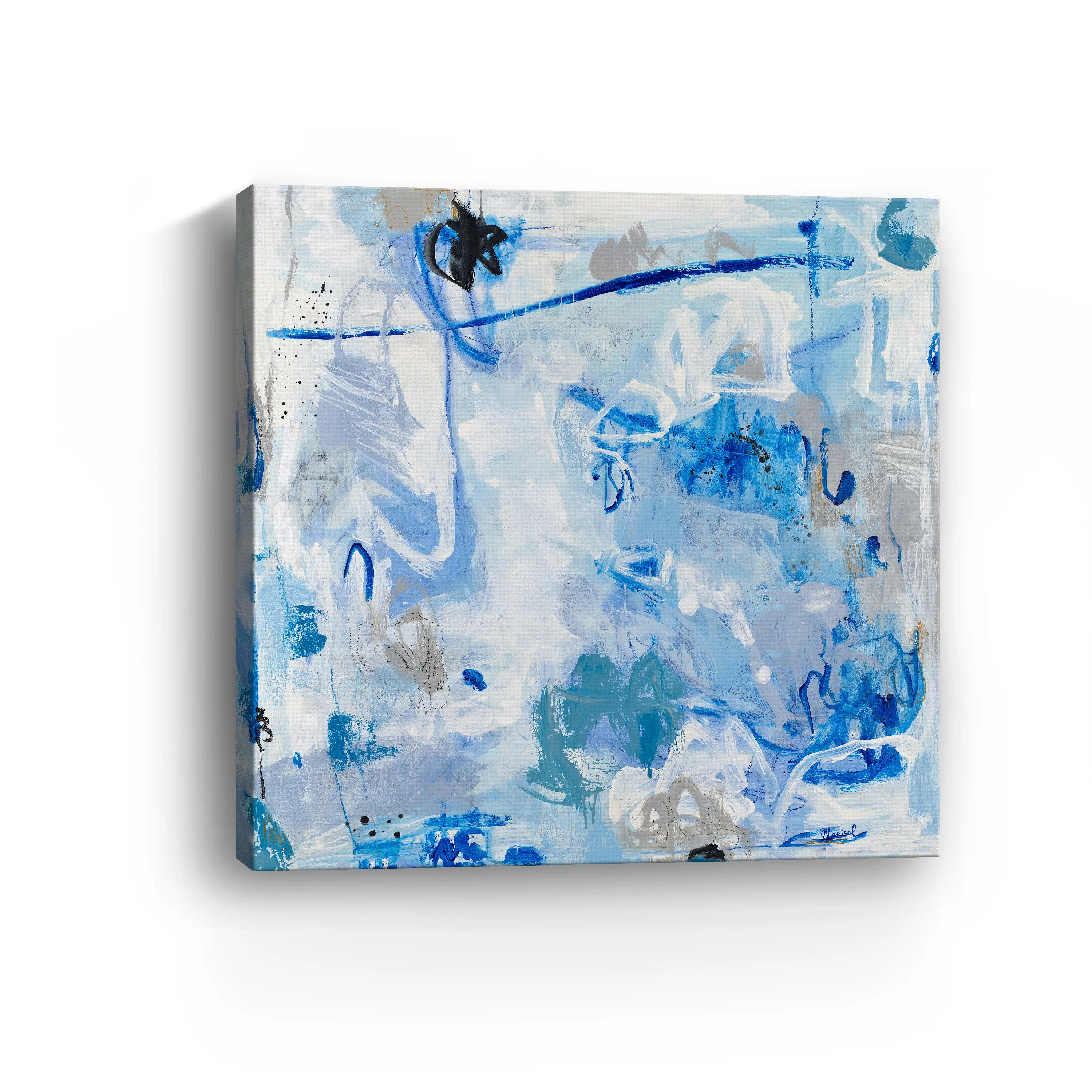 Blue Seduction Canvas Giclee - Image 3