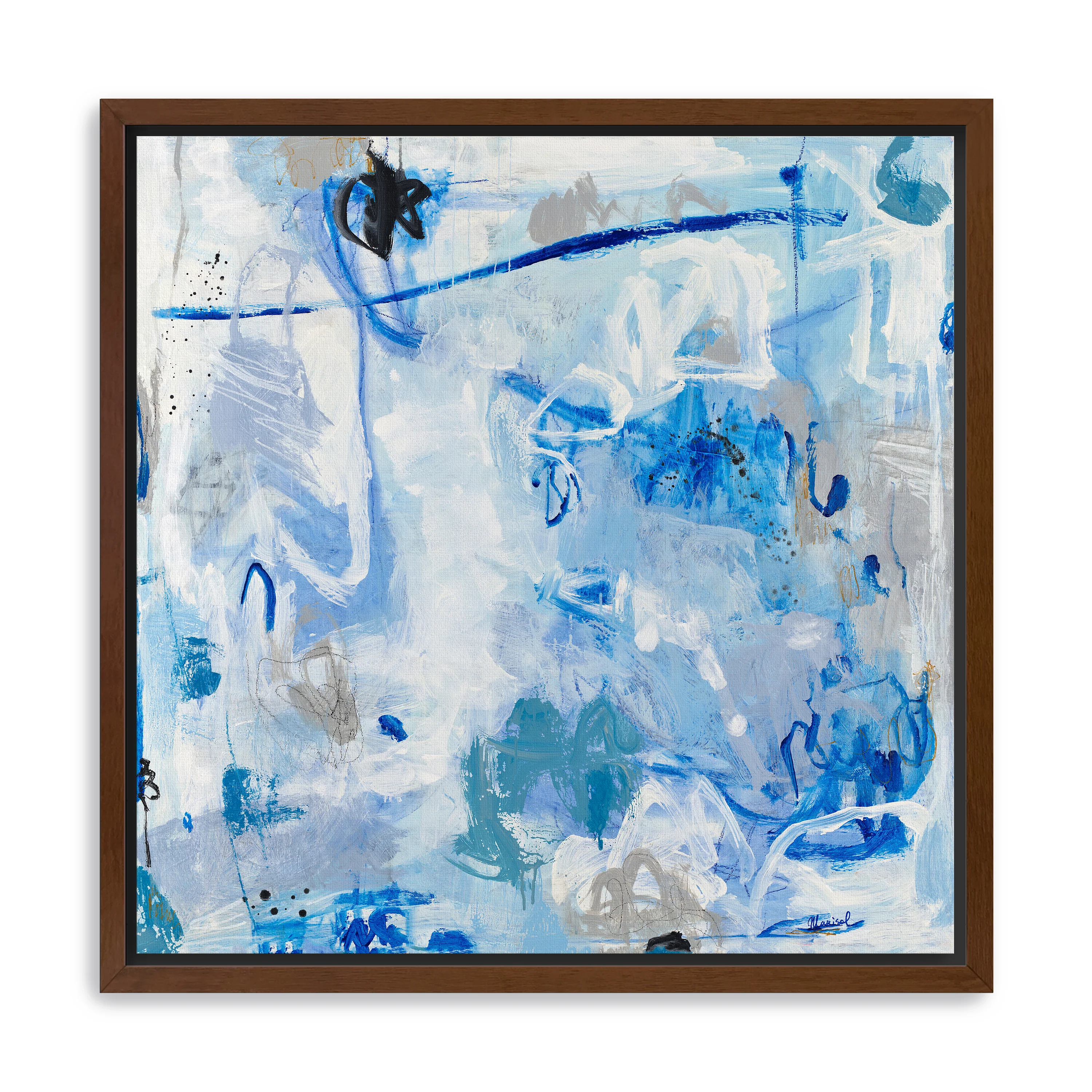 Blue Seduction Canvas Giclee - Image 7