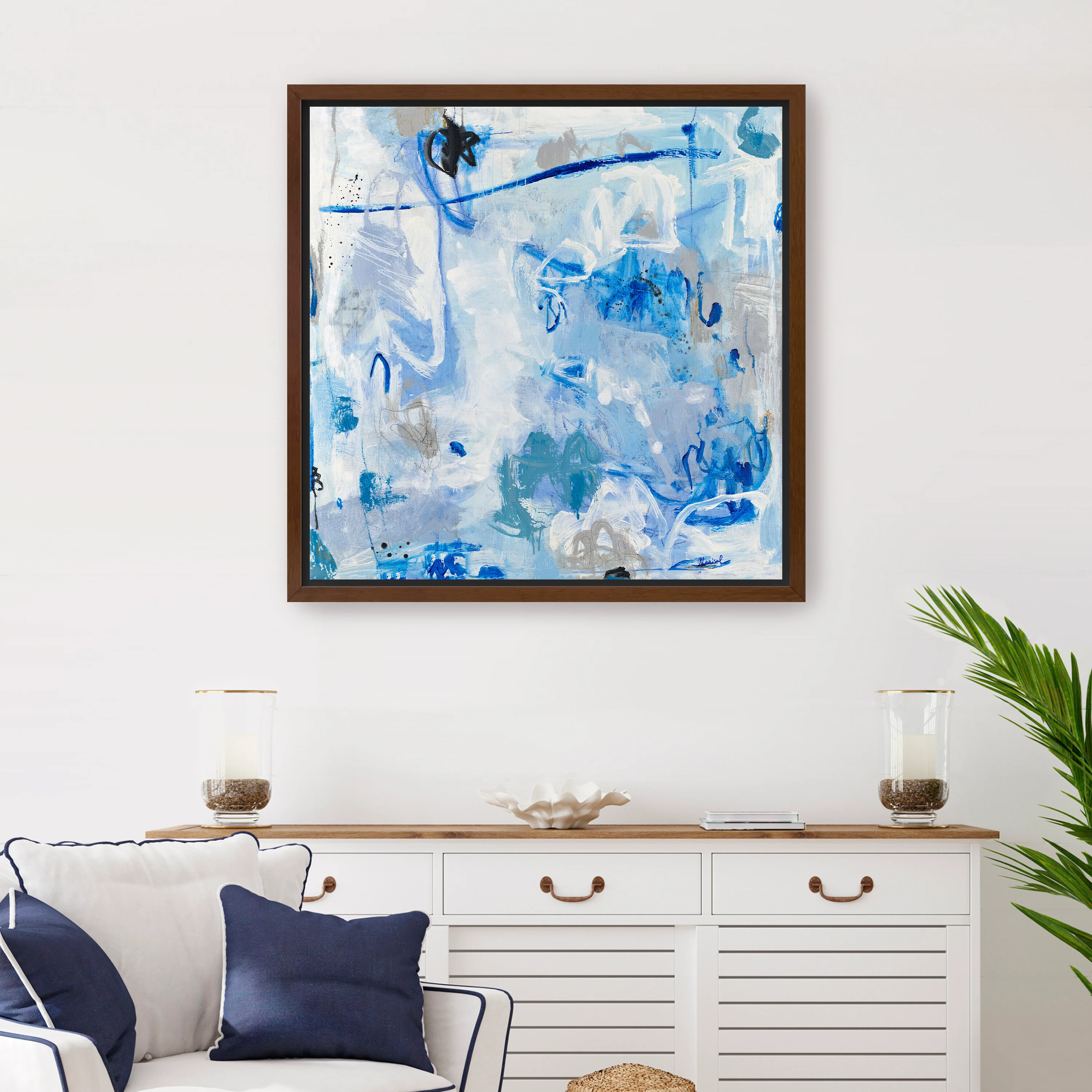 Blue Seduction Canvas Giclee - Image 8