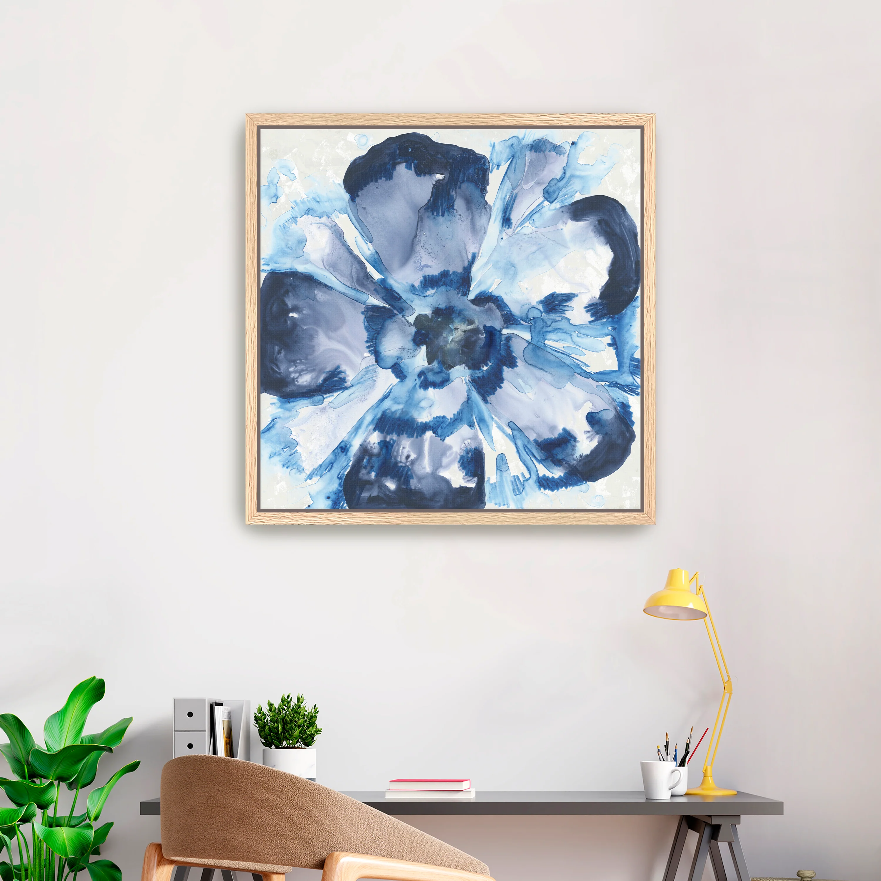 Blue Glass Flower I Canvas Giclee - Image 11