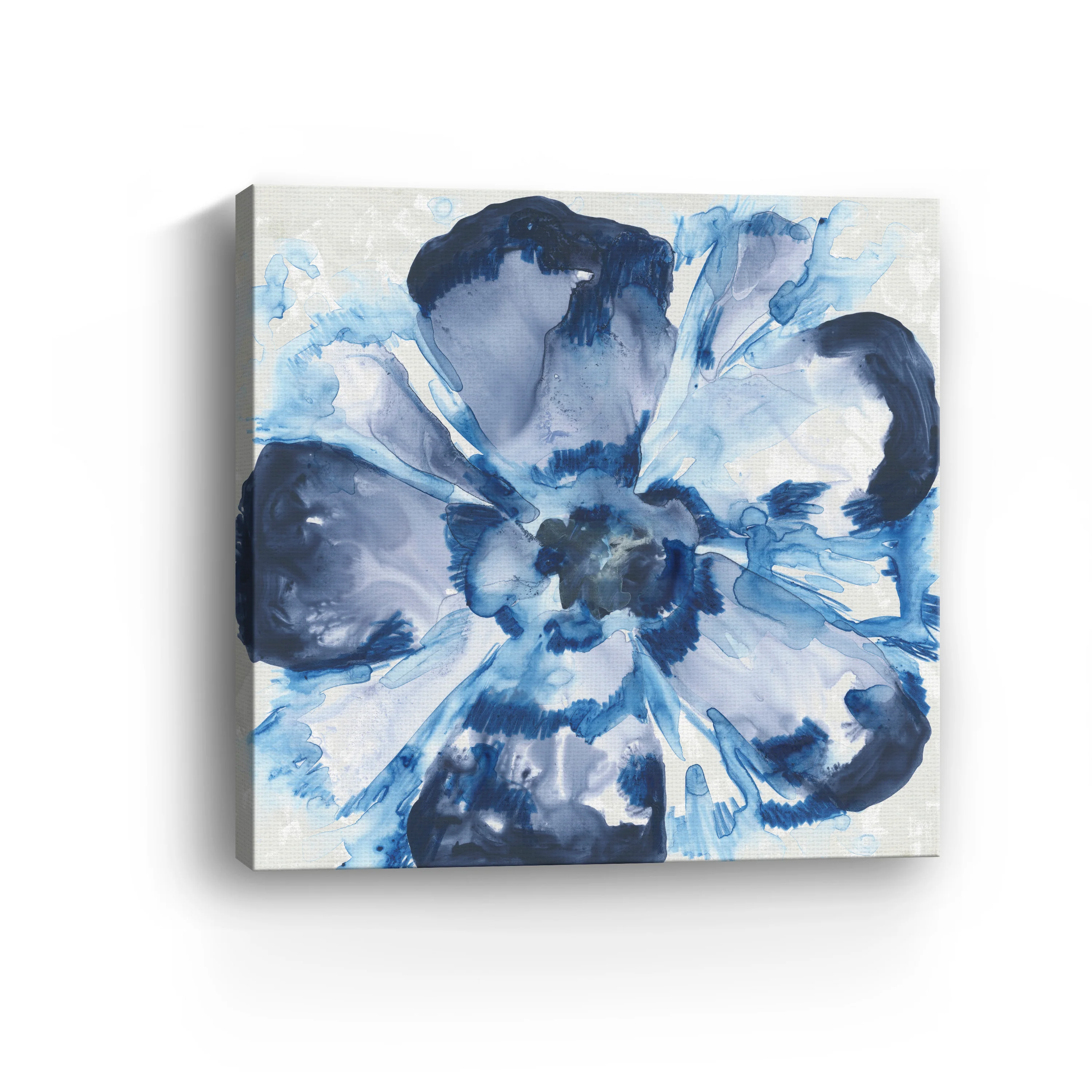 Blue Glass Flower I Canvas Giclee - Image 3