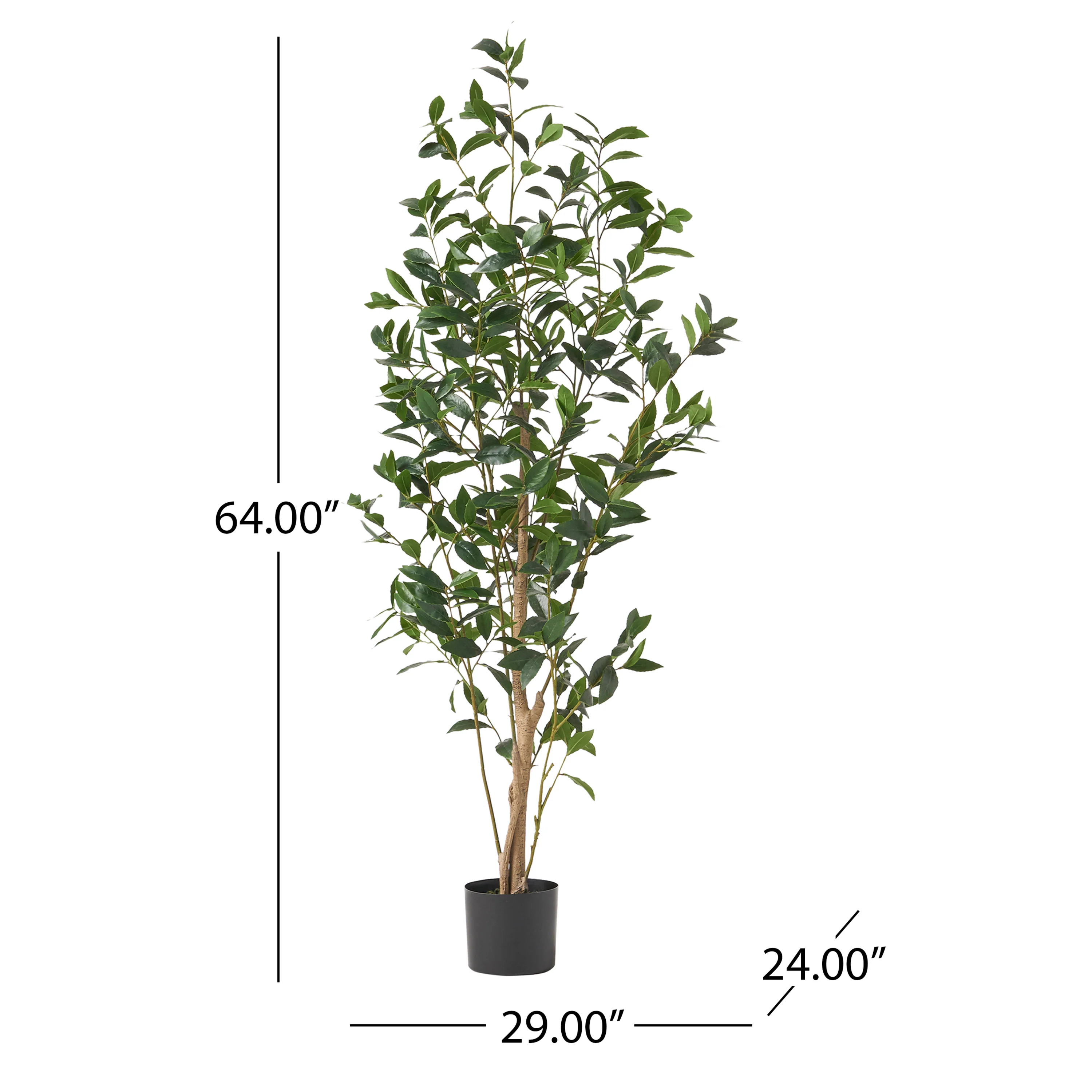 64" Artificial Laurel Tree - Image 6